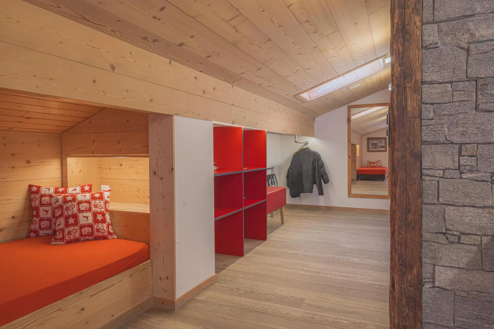 Bed in Alpinhotel Bort