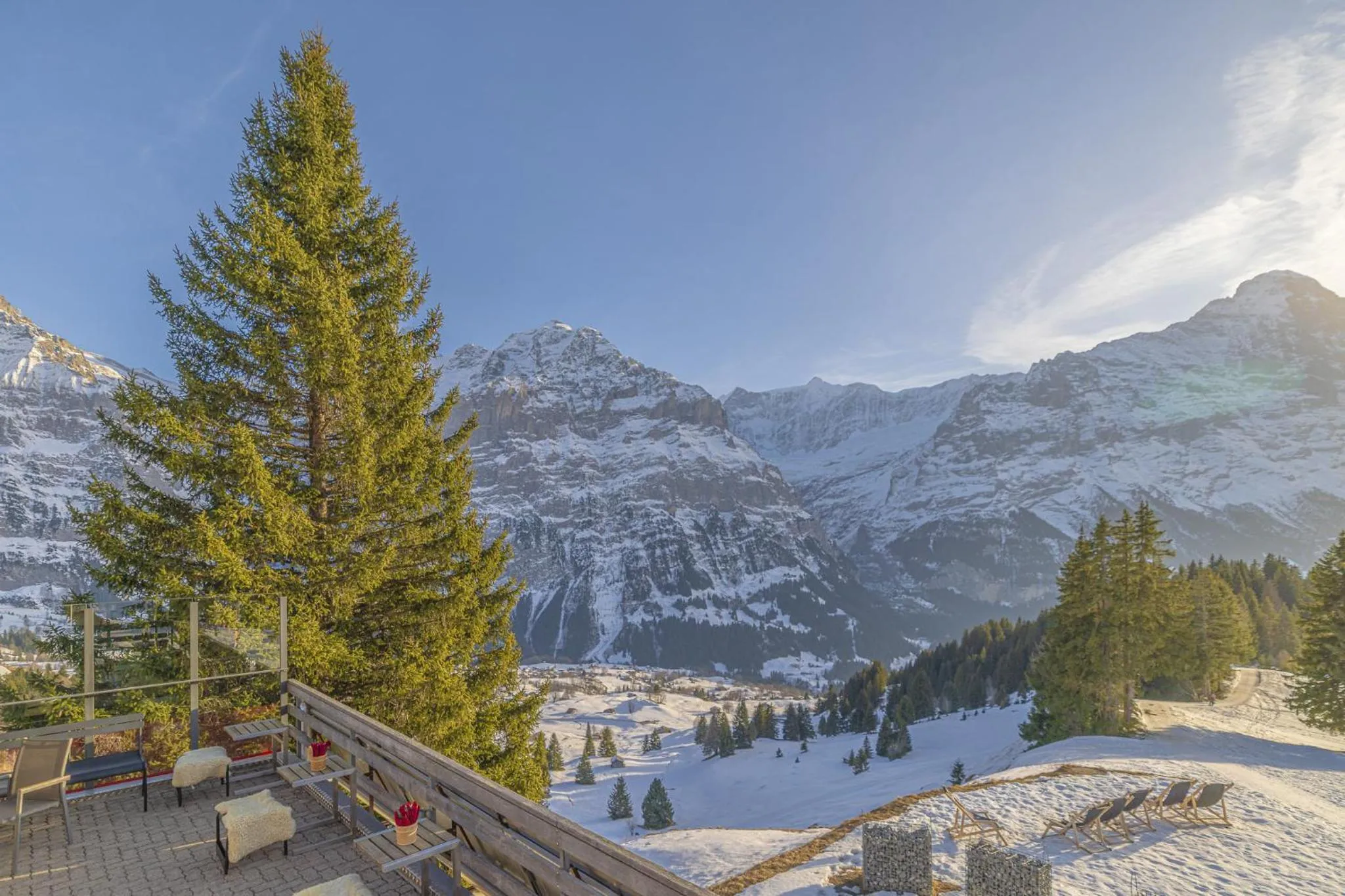 View (from property/room) in Alpinhotel Bort