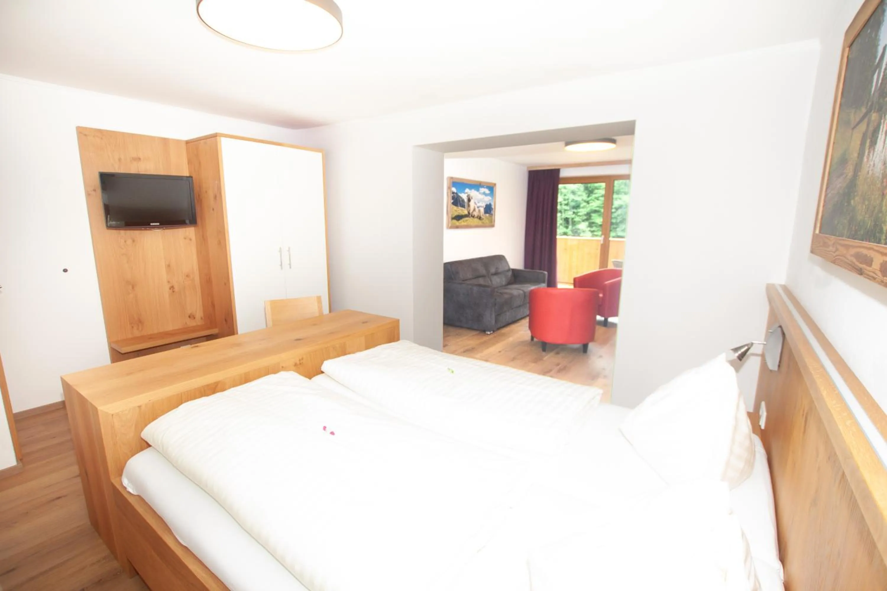 Bed in Berghotel Lämmerhof