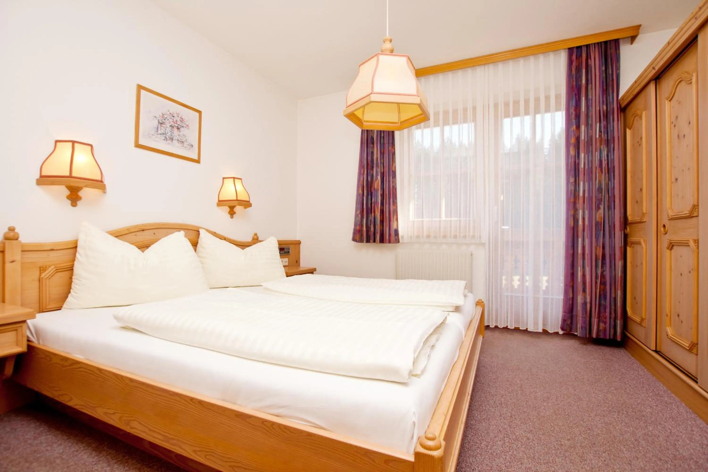 Bed in Berghotel Lämmerhof