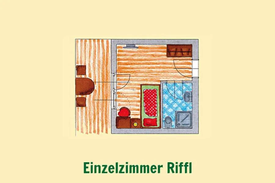 Standard Single Room with Mountain View in Berghotel Lämmerhof