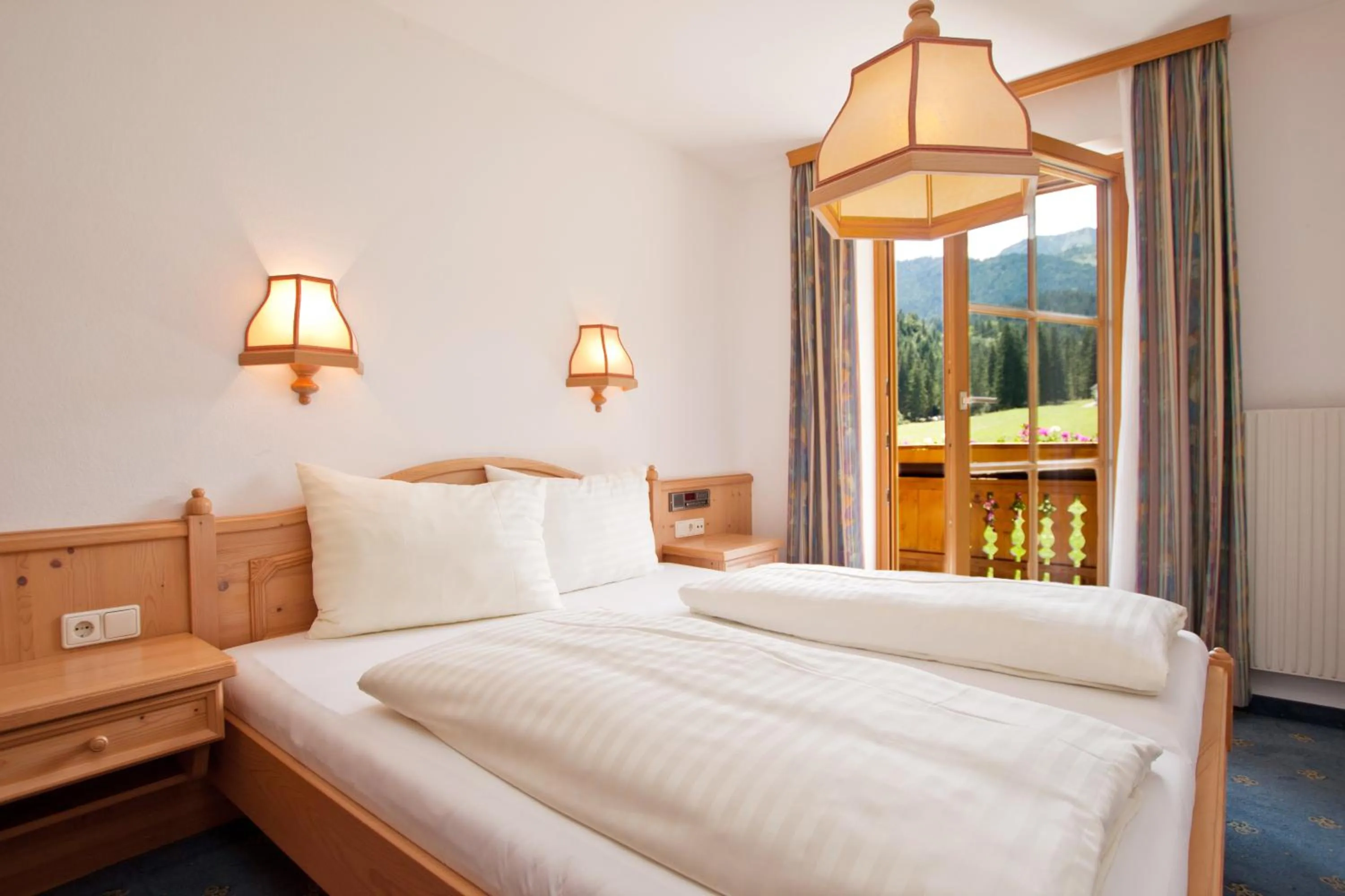 Bed in Berghotel Lämmerhof