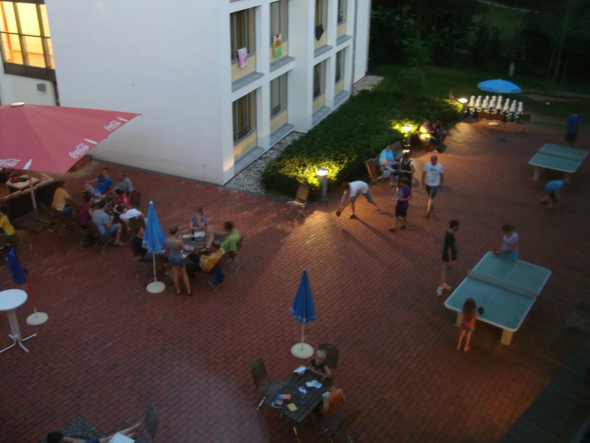 People in HI Munich Park Youth Hostel