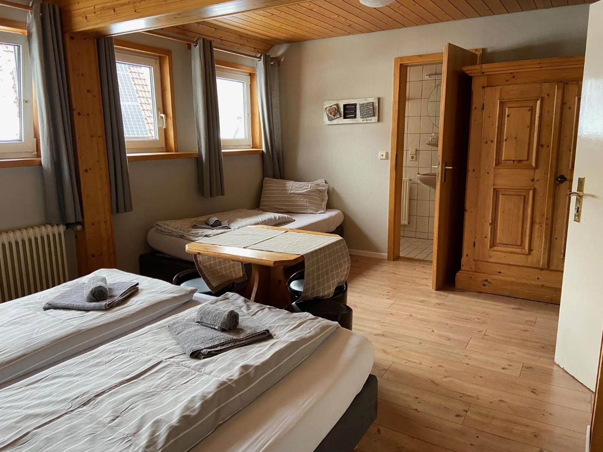 Bed in Pension Bergseeblick