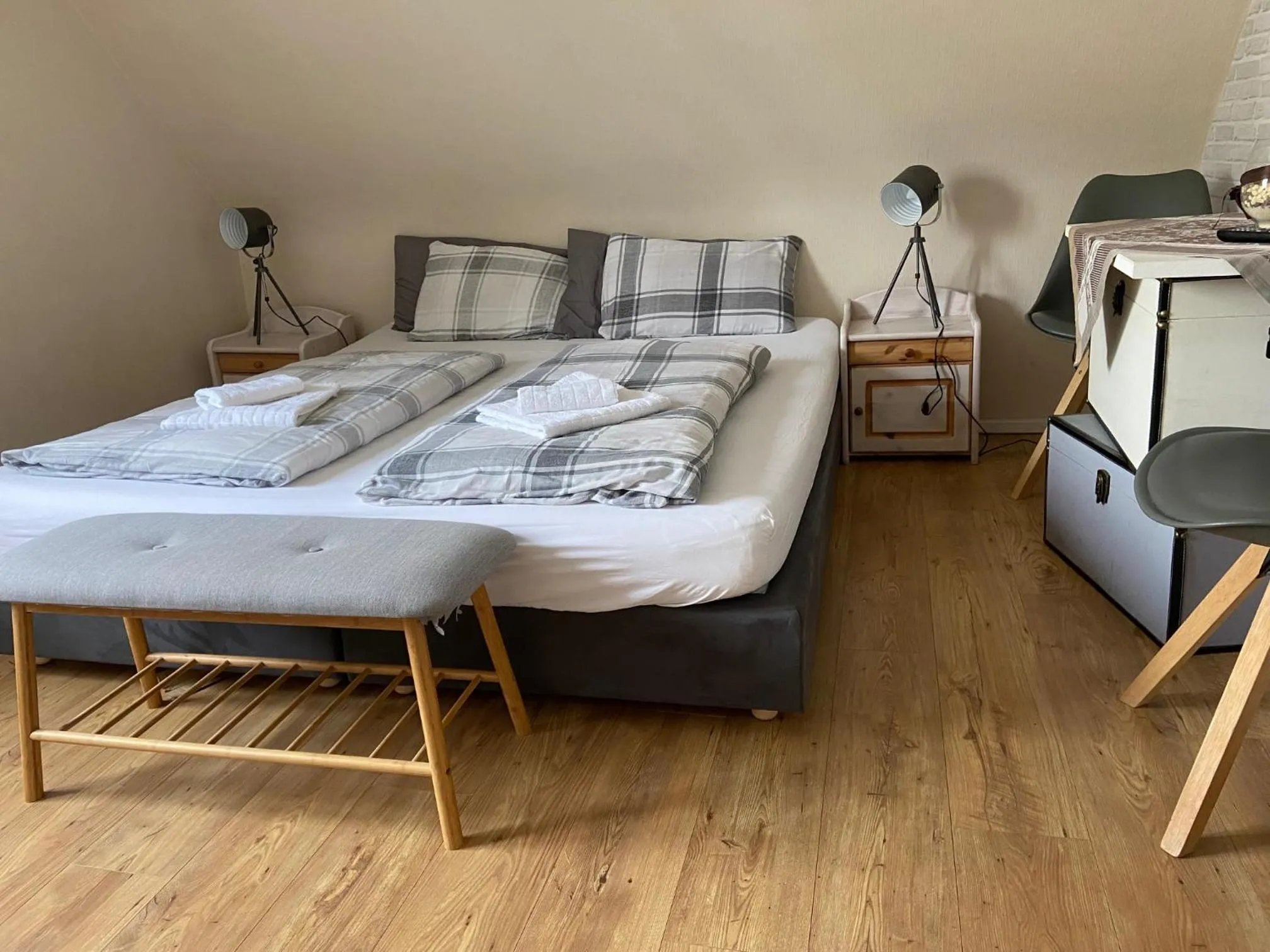 Bed in Pension Bergseeblick