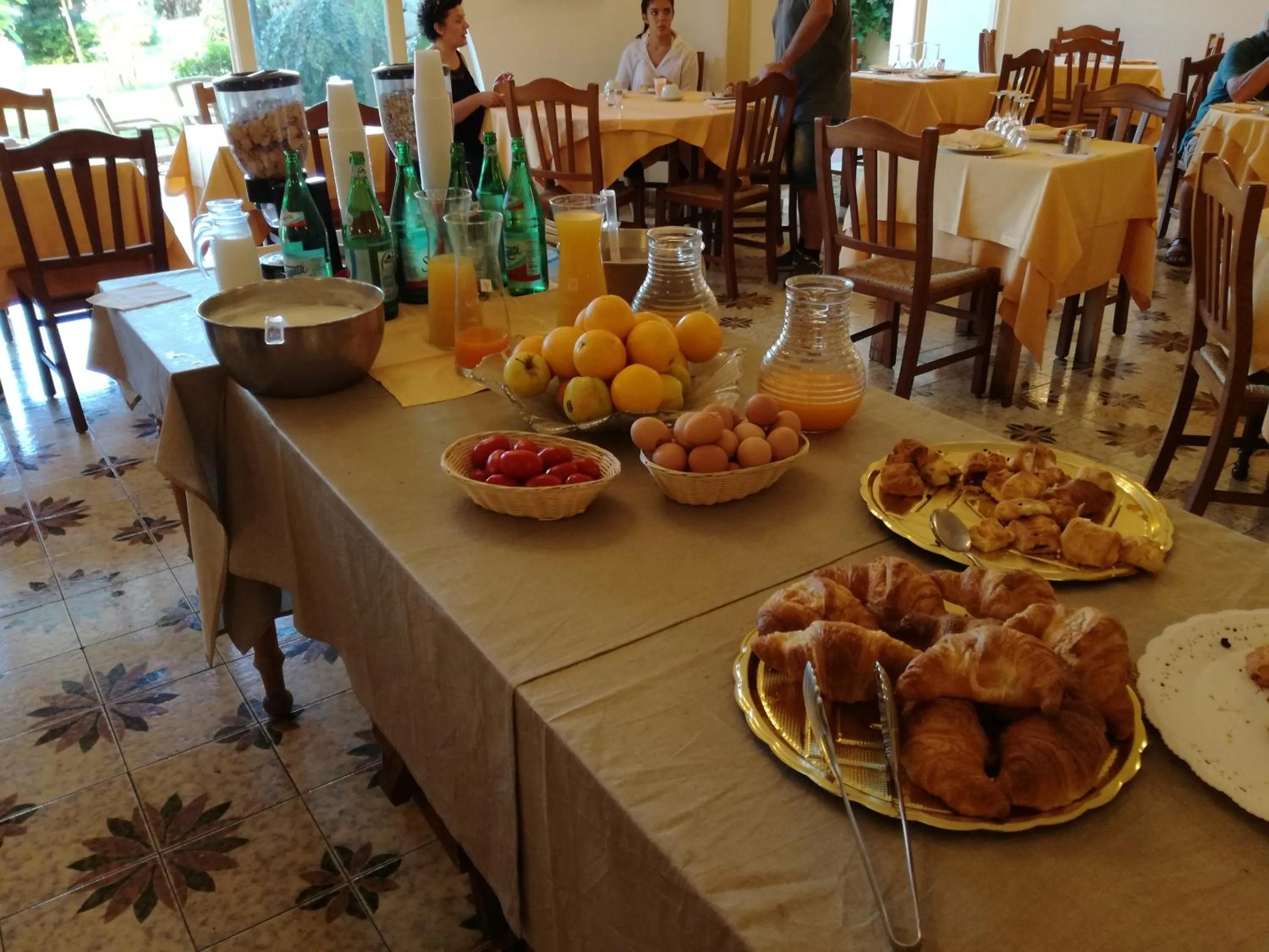 Buffet breakfast in Villa Angela Hotel & Spa