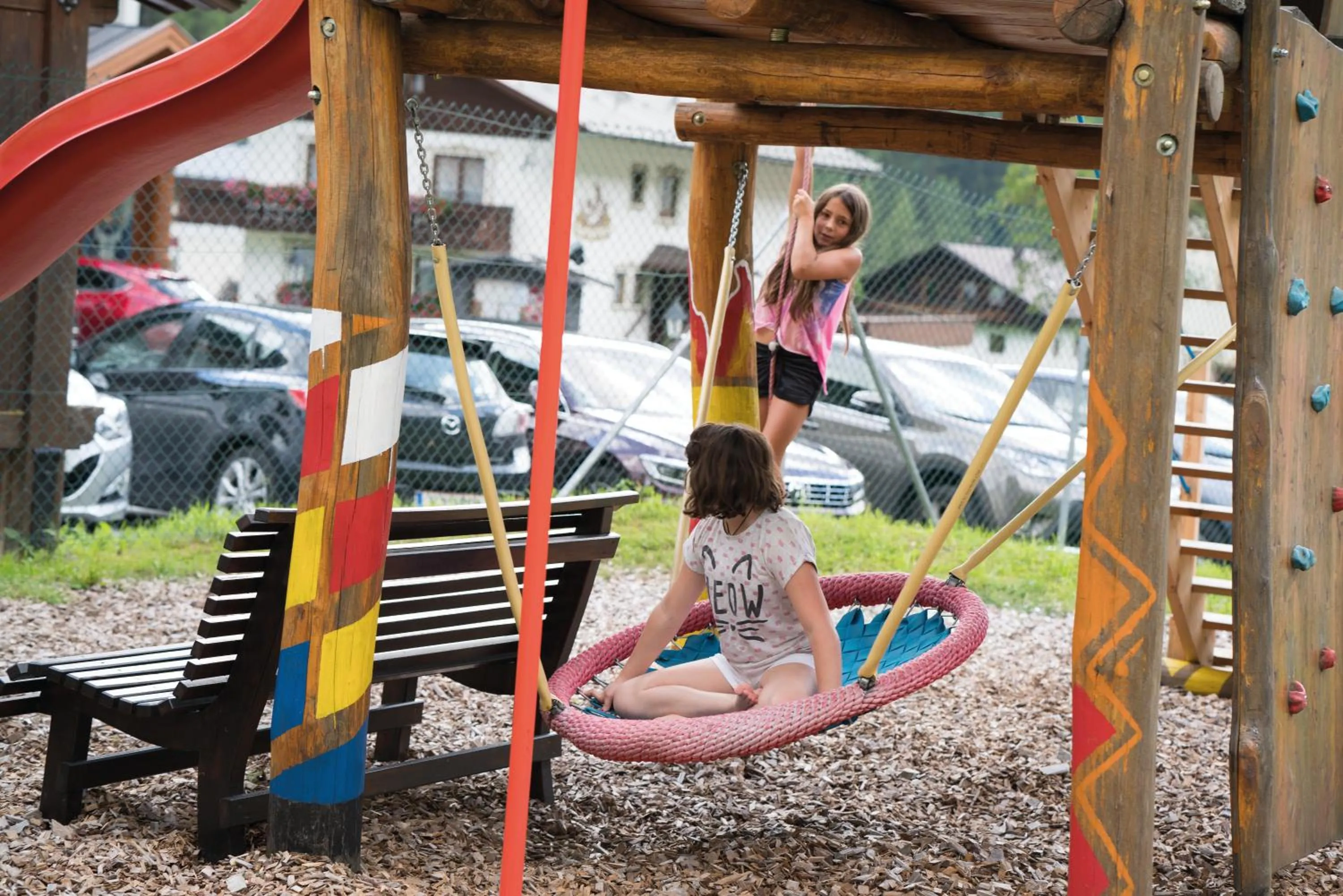 Children play ground in Hotel Gasthof Schöpf