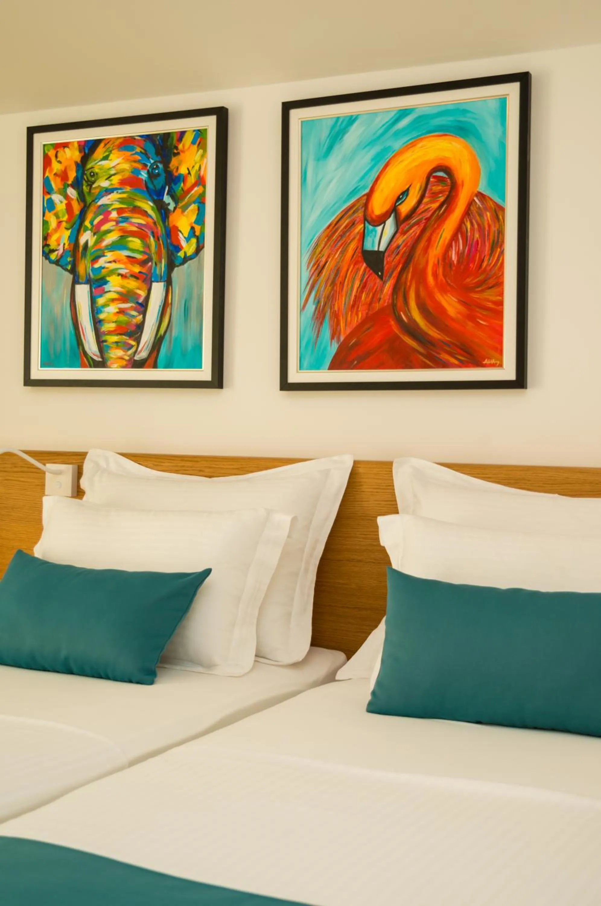 Bed in Hotel Admiral