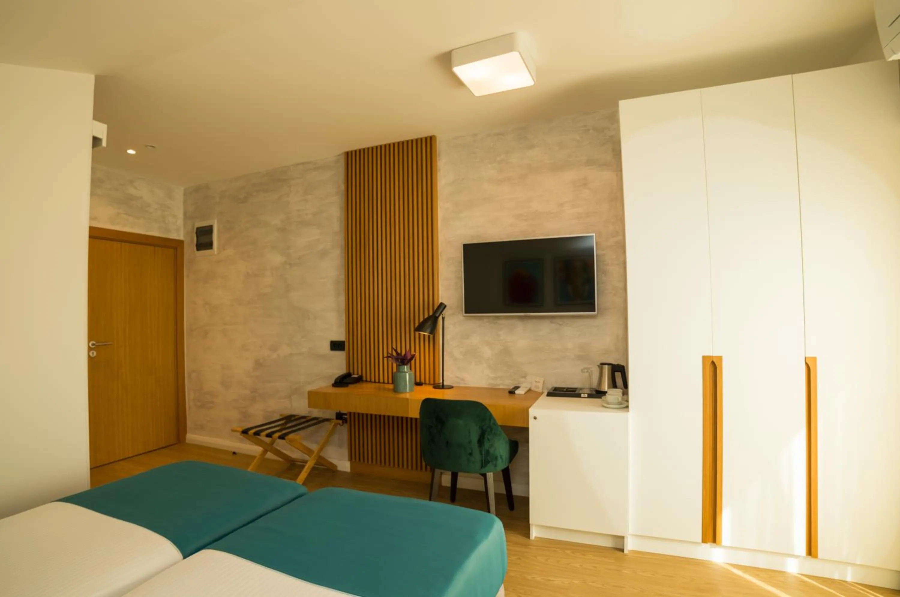 Bed in Hotel Admiral