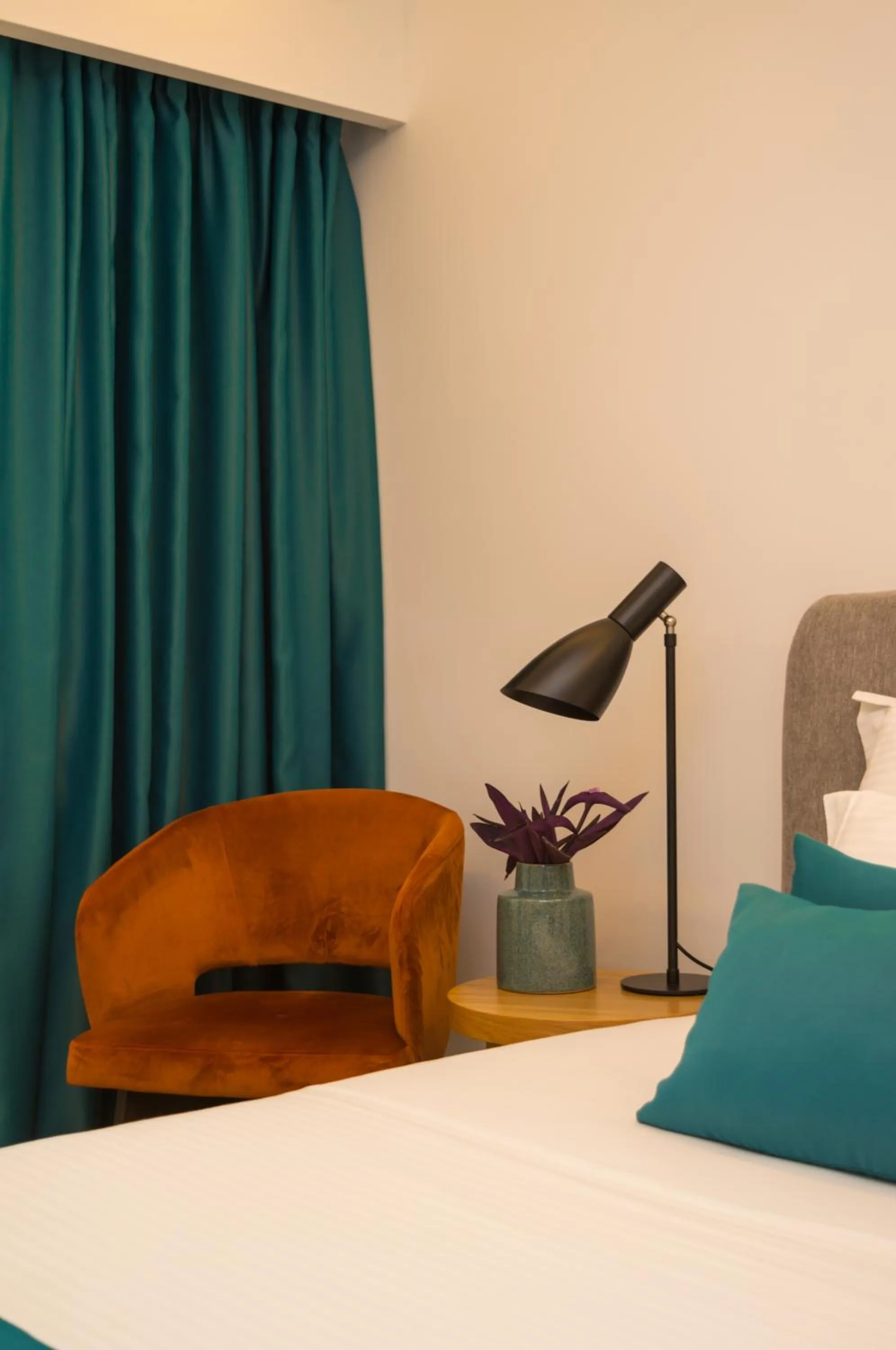 Bed in Hotel Admiral