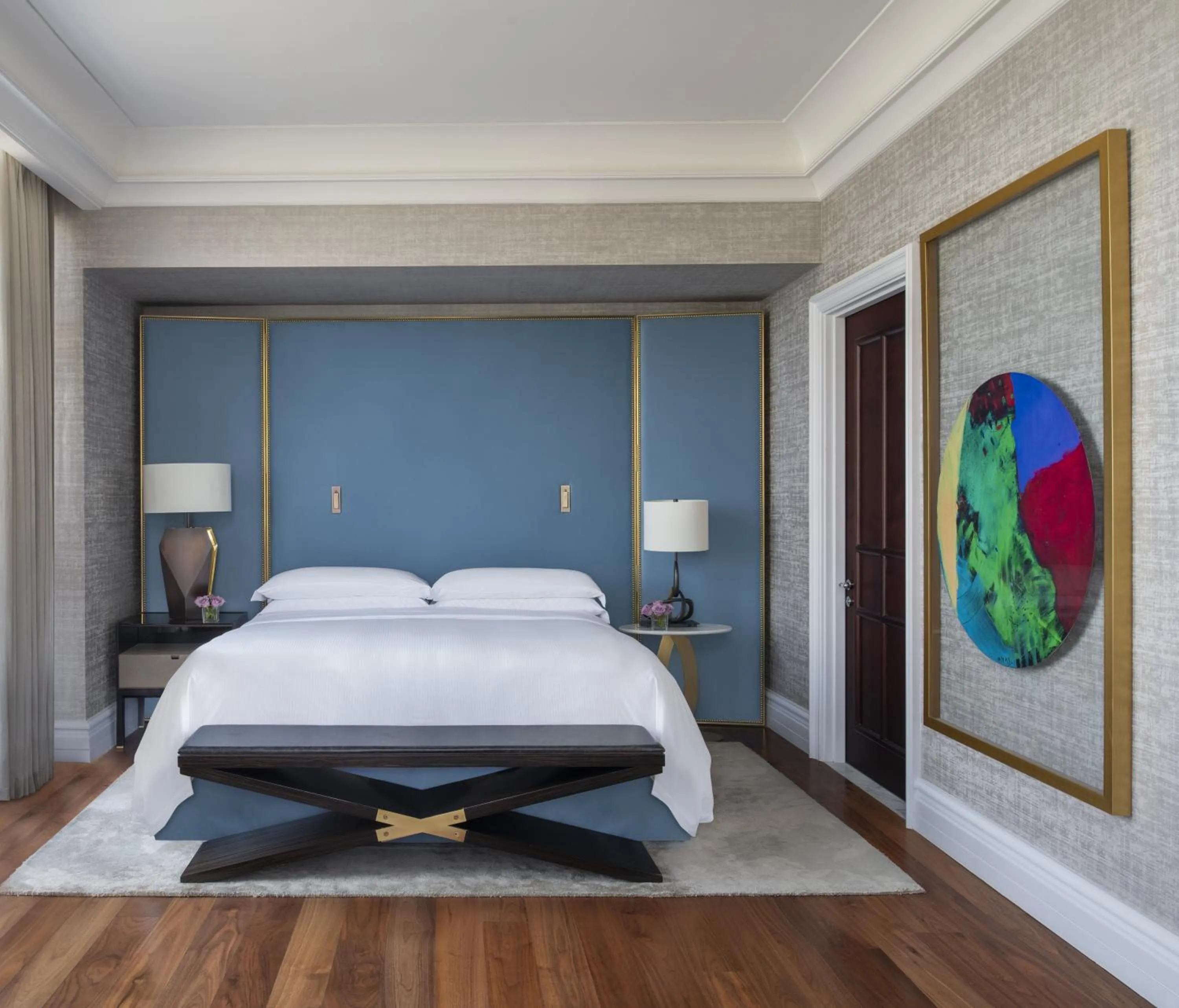 Bed in The Ritz-Carlton, Doha