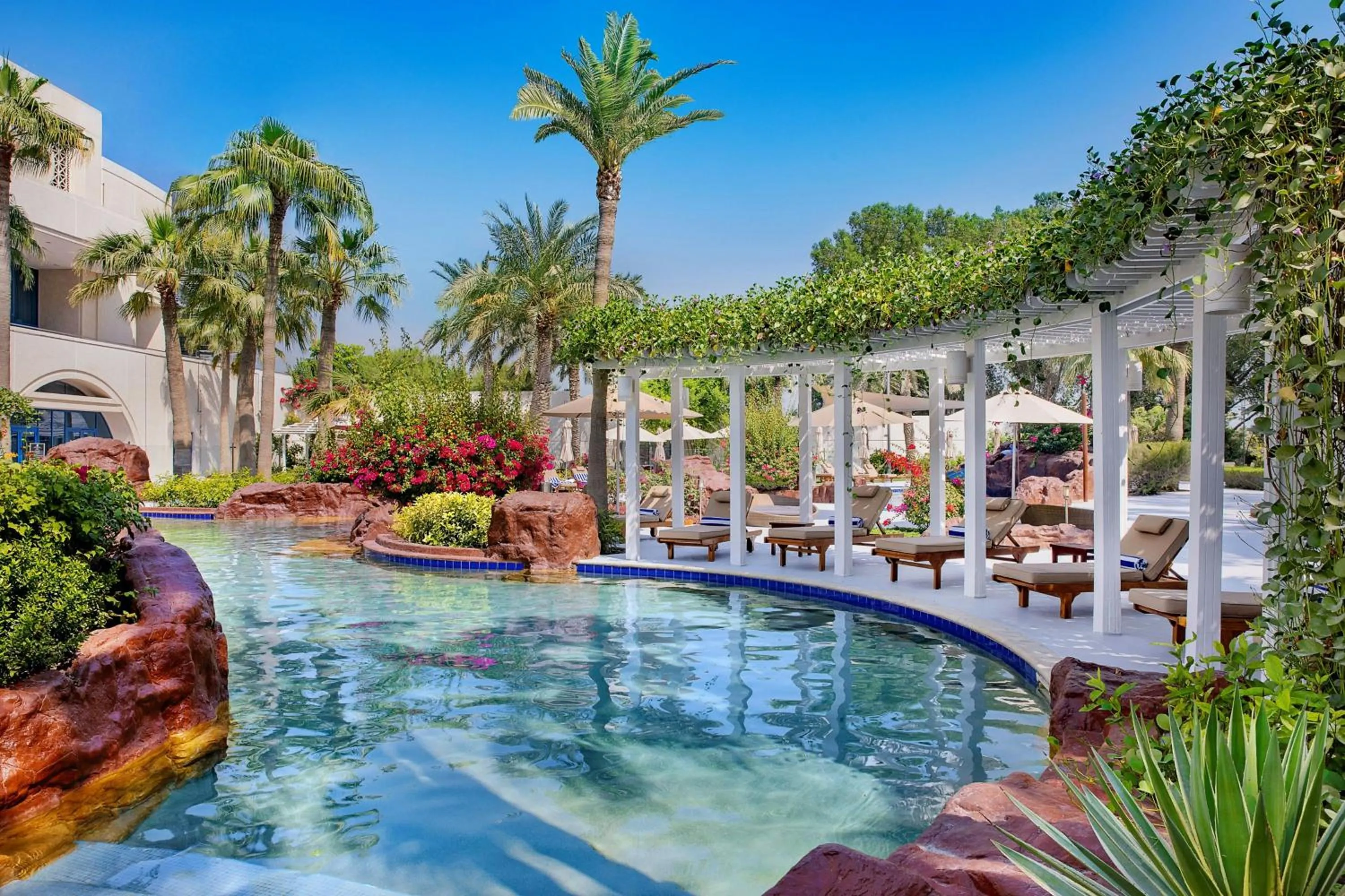 Swimming pool in The Ritz-Carlton, Doha