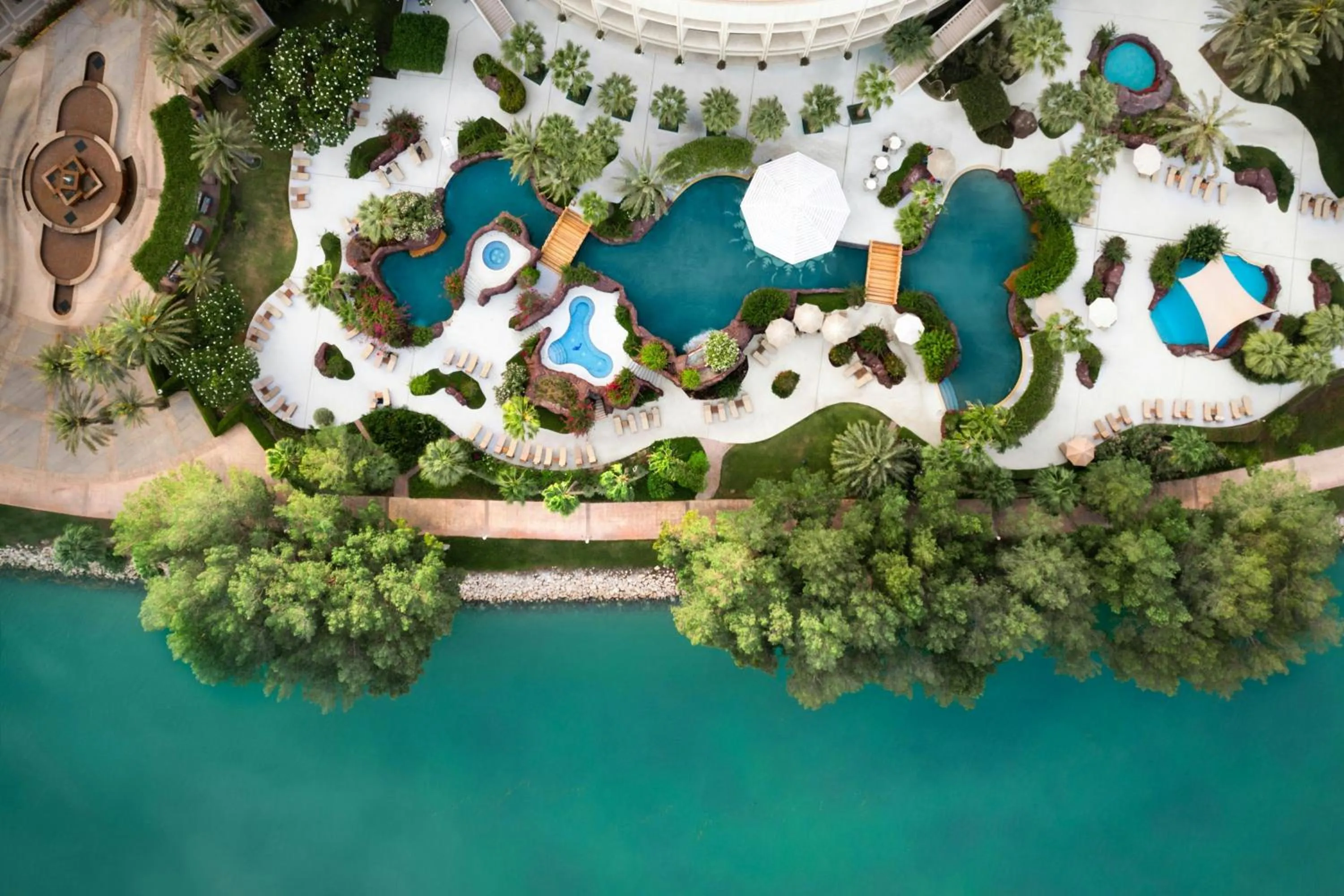 Swimming pool in The Ritz-Carlton, Doha