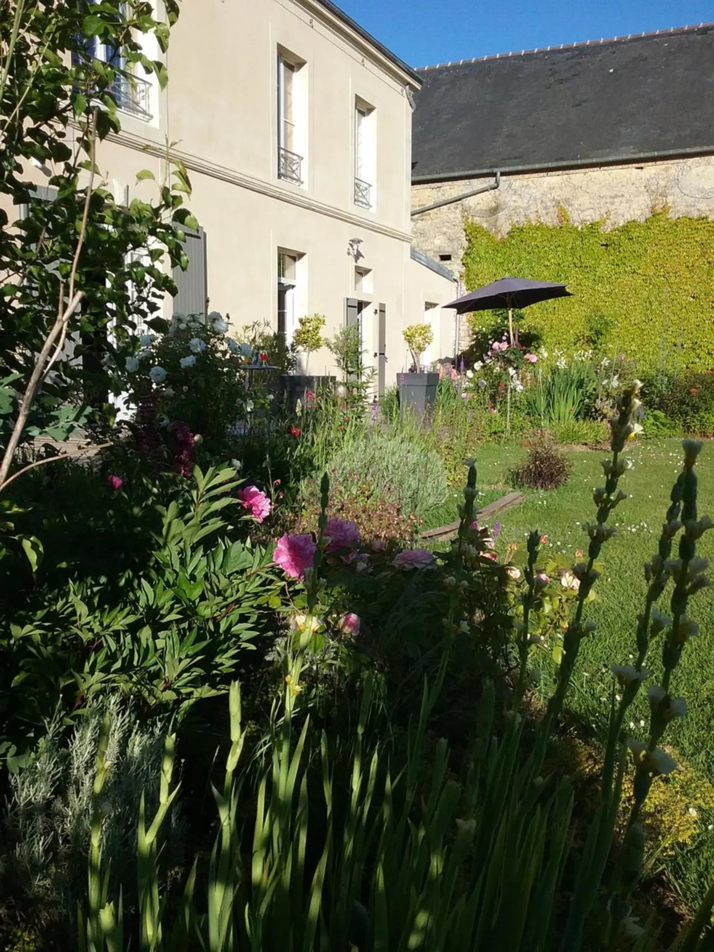 Garden in Chambre d'hôte le 18-20