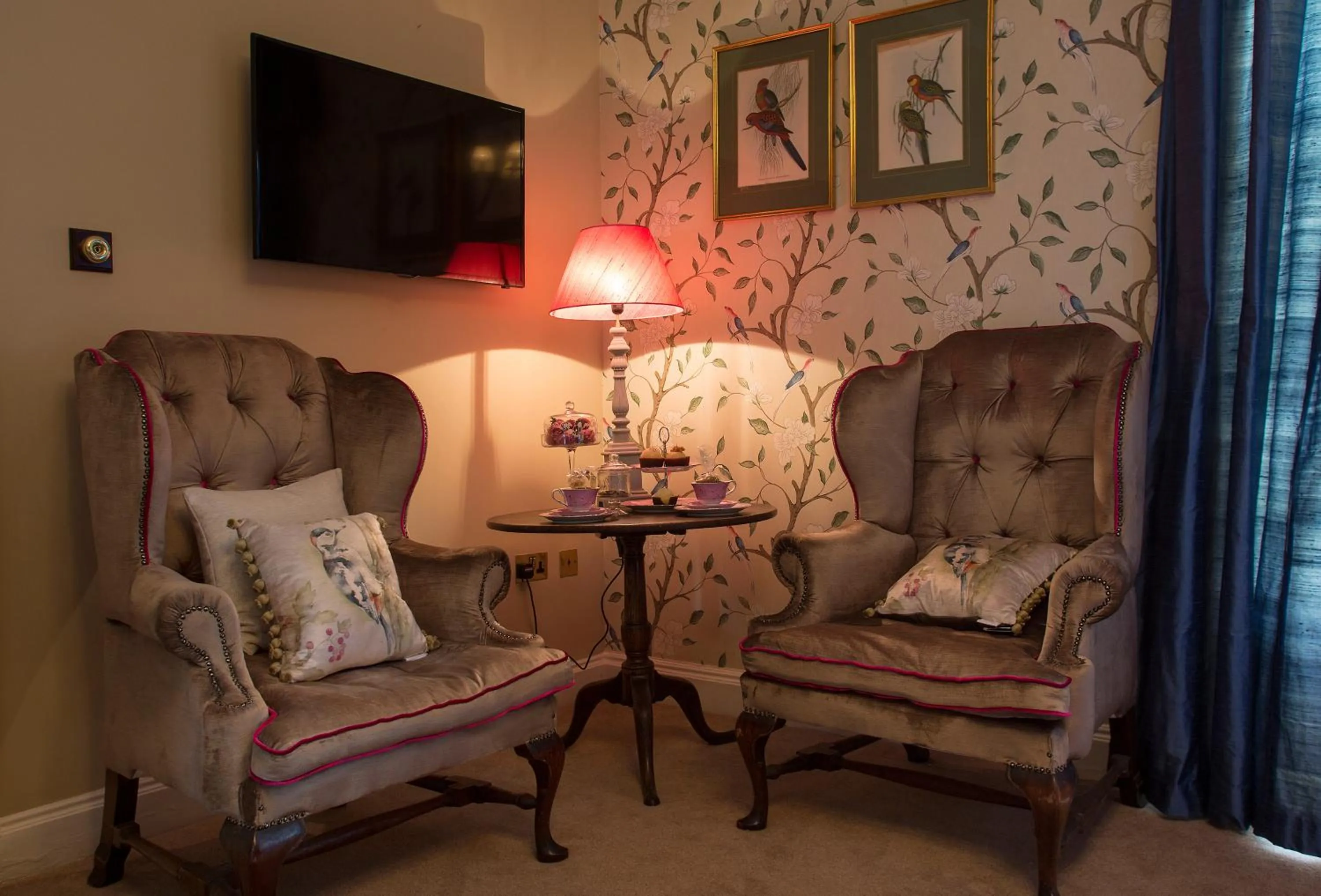 Seating area in Raheen House Hotel
