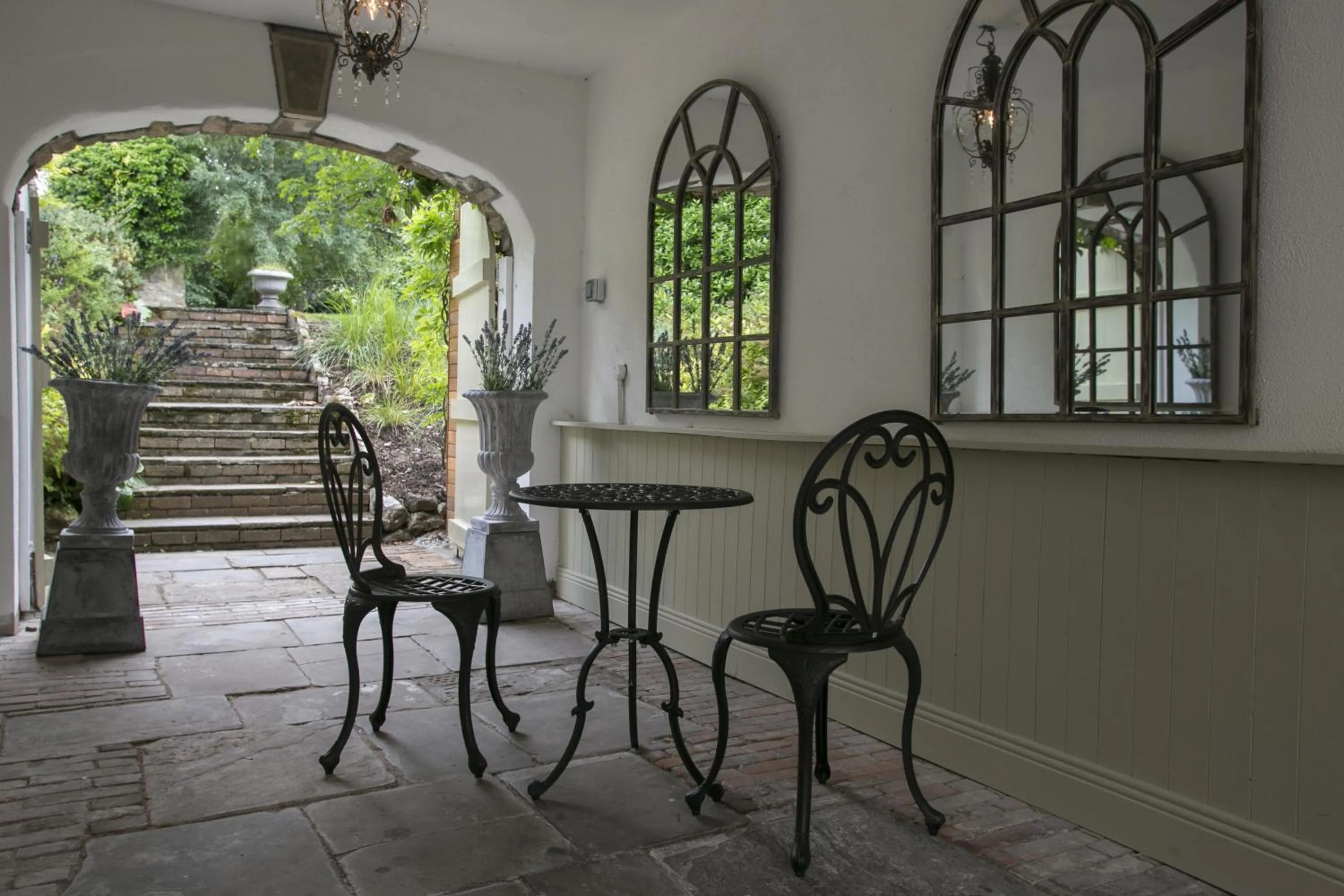 Patio in Raheen House Hotel