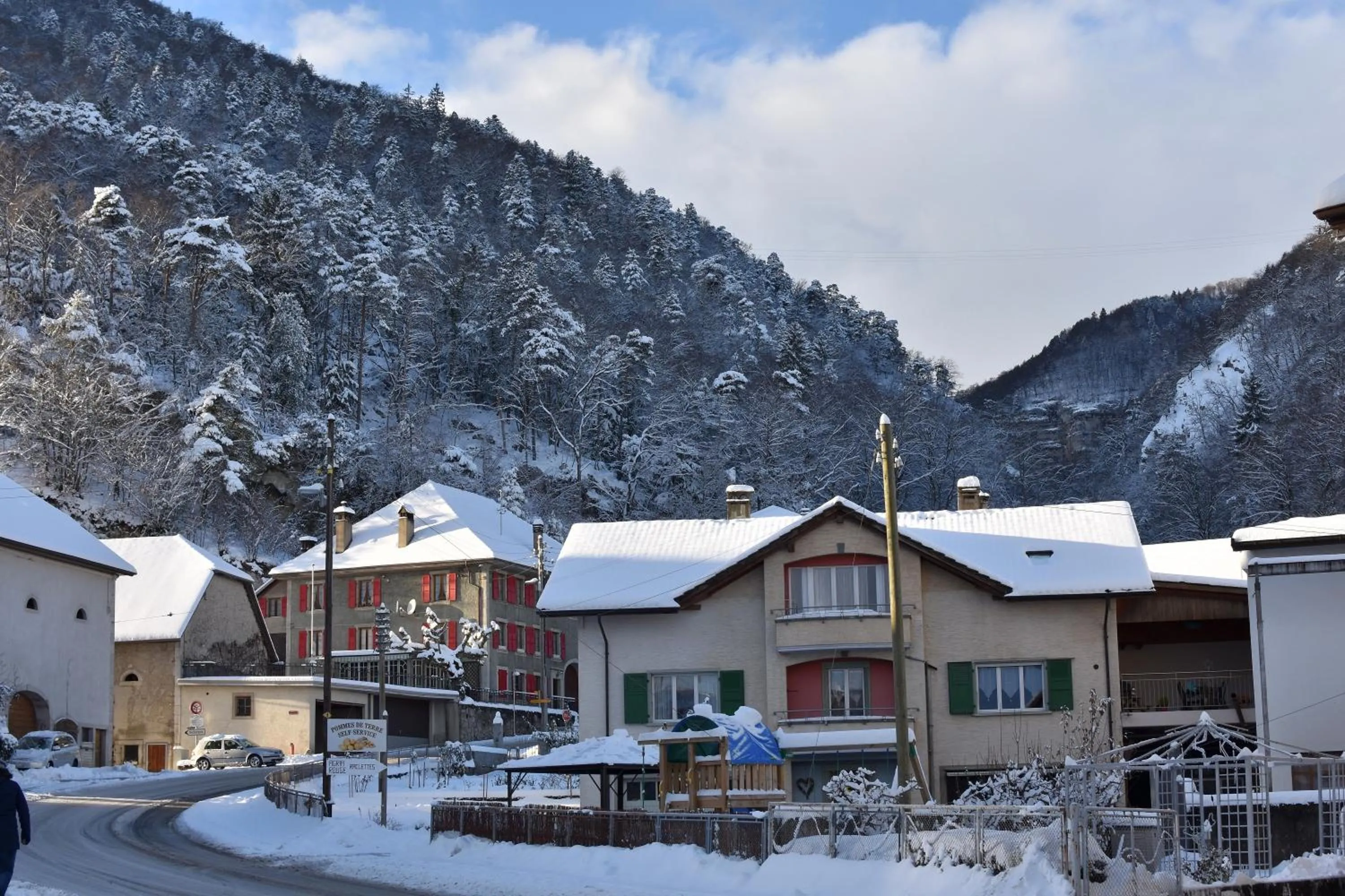 Mountain view in Hôtel de l'ours