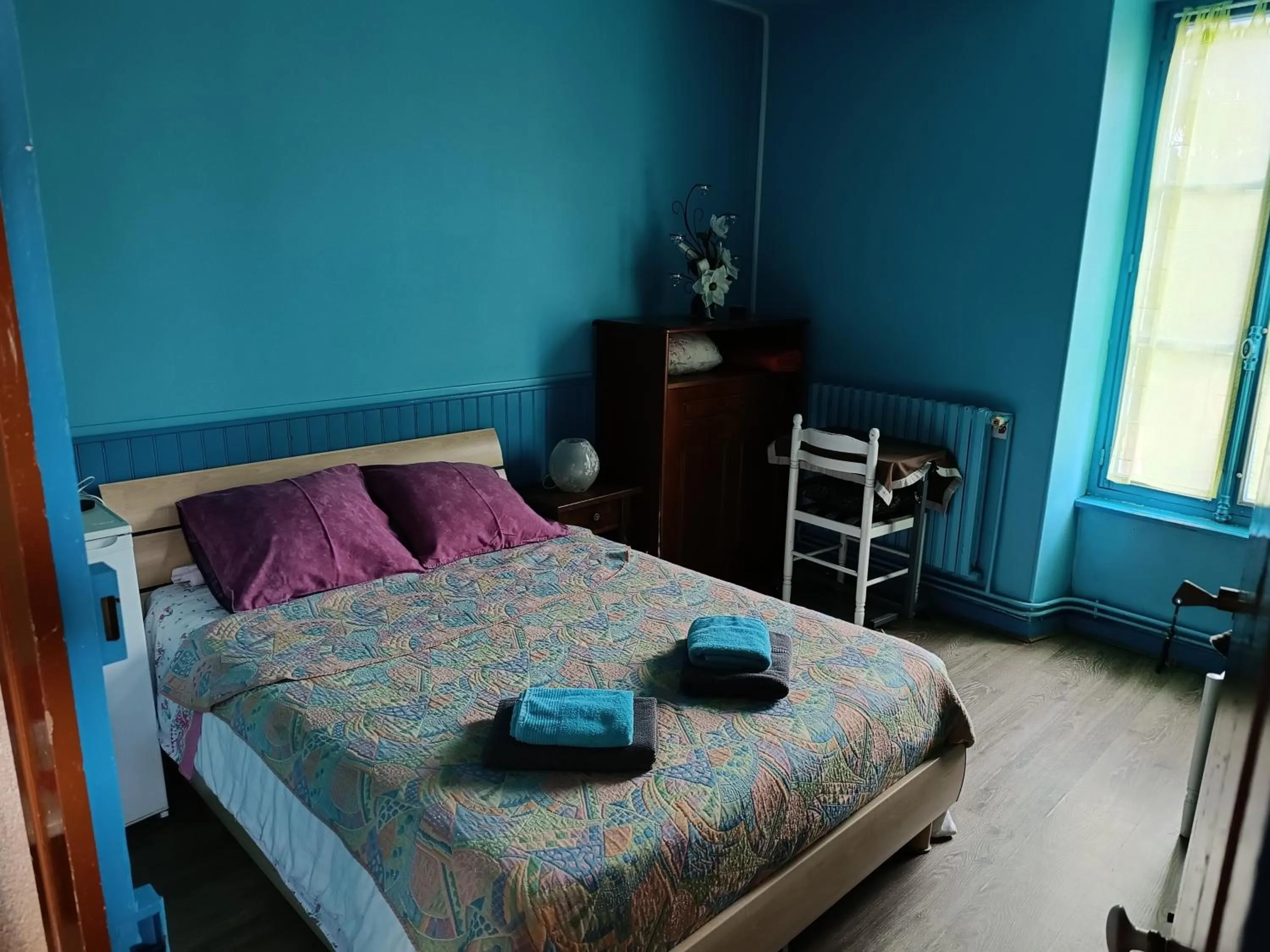 Bed in Auberge Du Bon Coin