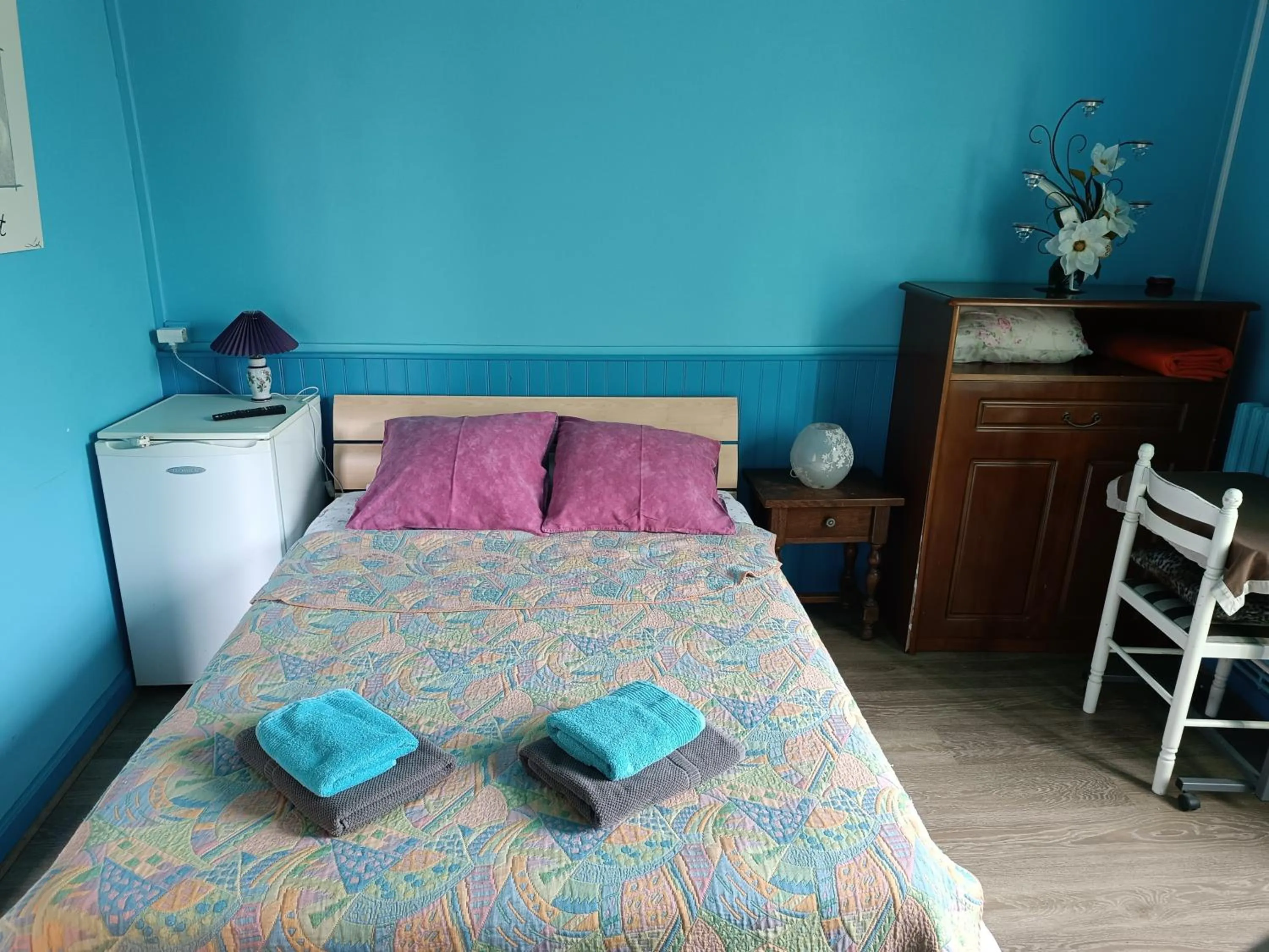 Bed in Auberge Du Bon Coin