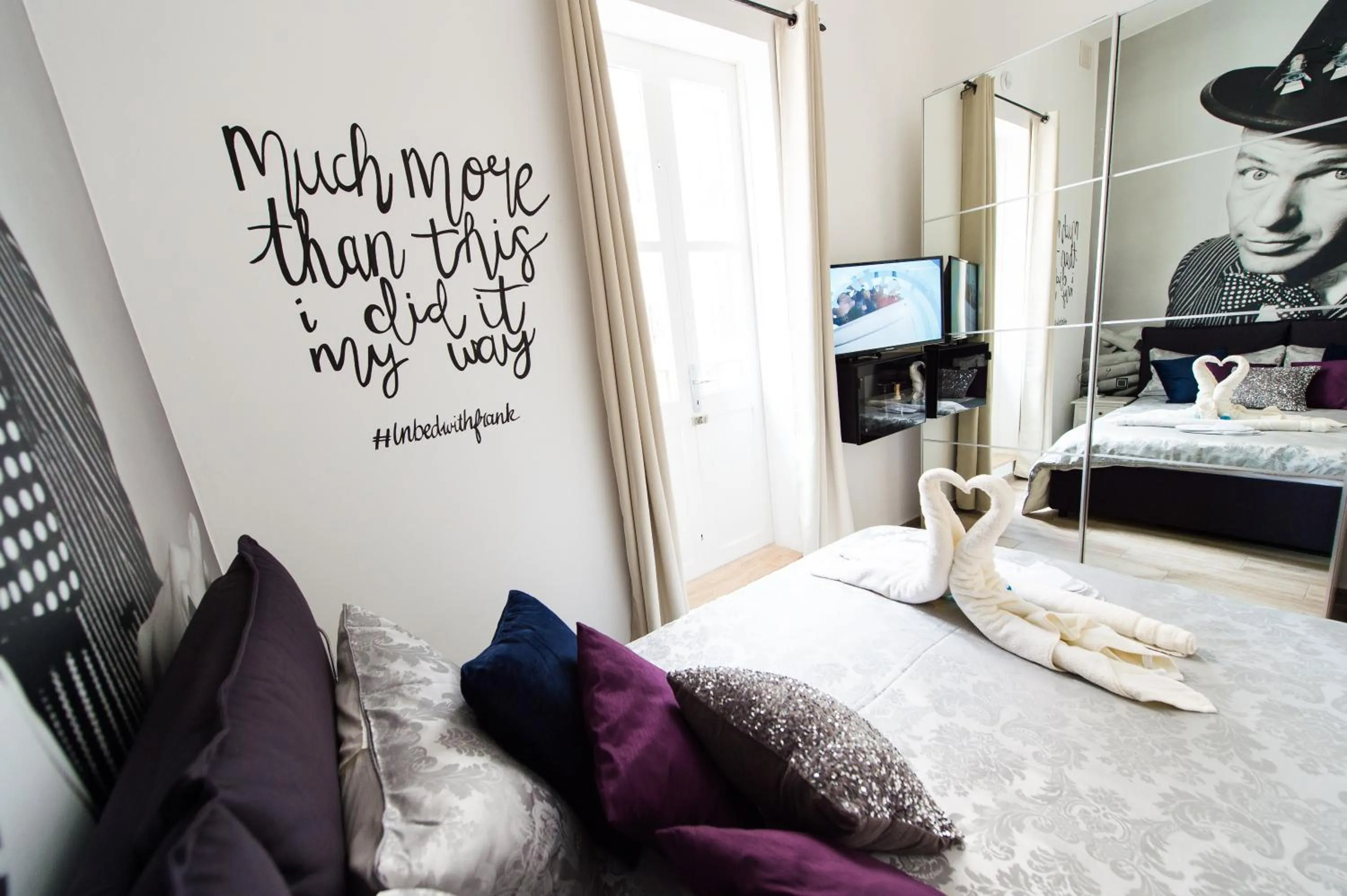 Bed in Backstage Boutique Music Themed Townhouse