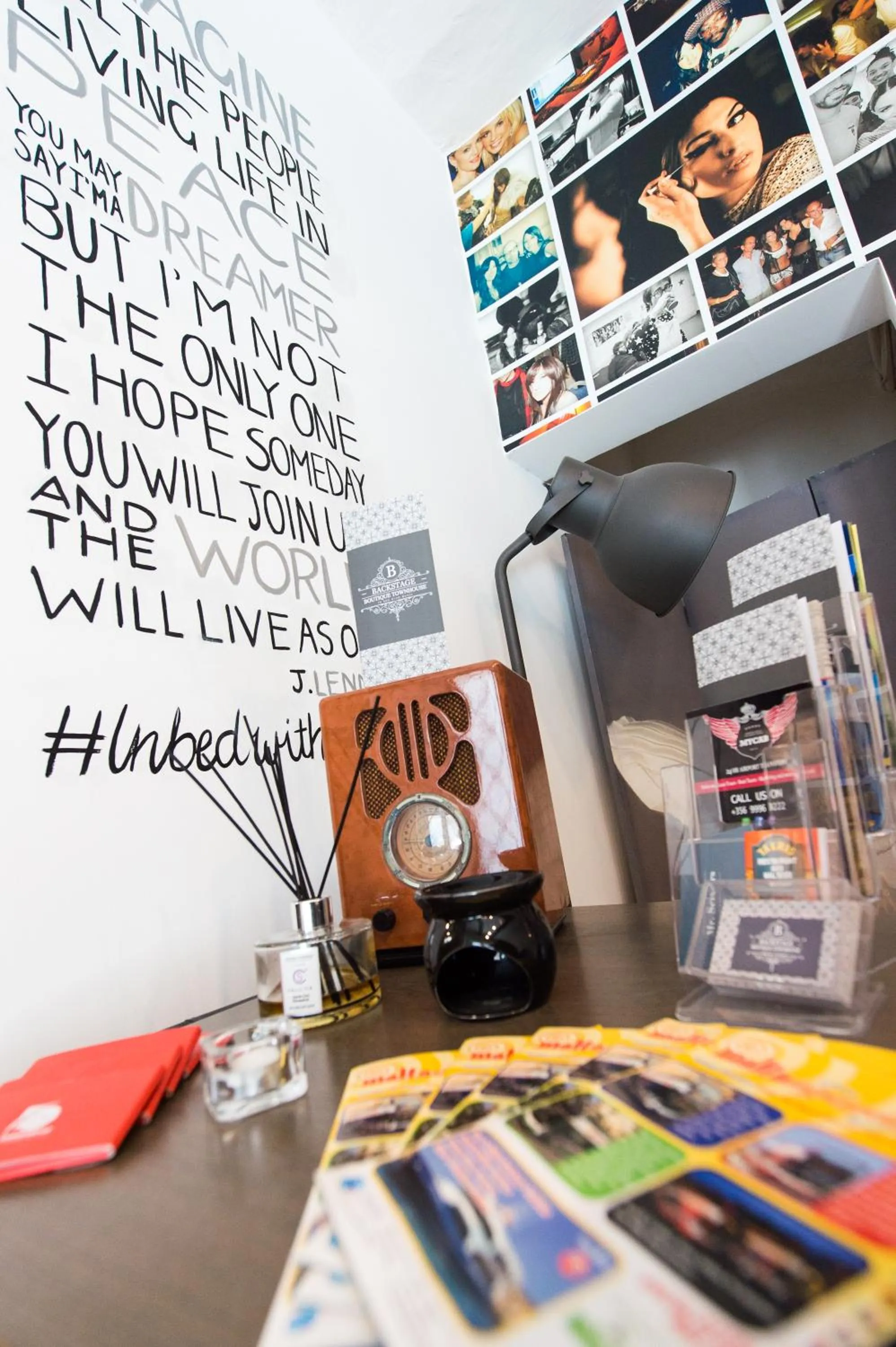 Lobby or reception in Backstage Boutique Music Themed Townhouse