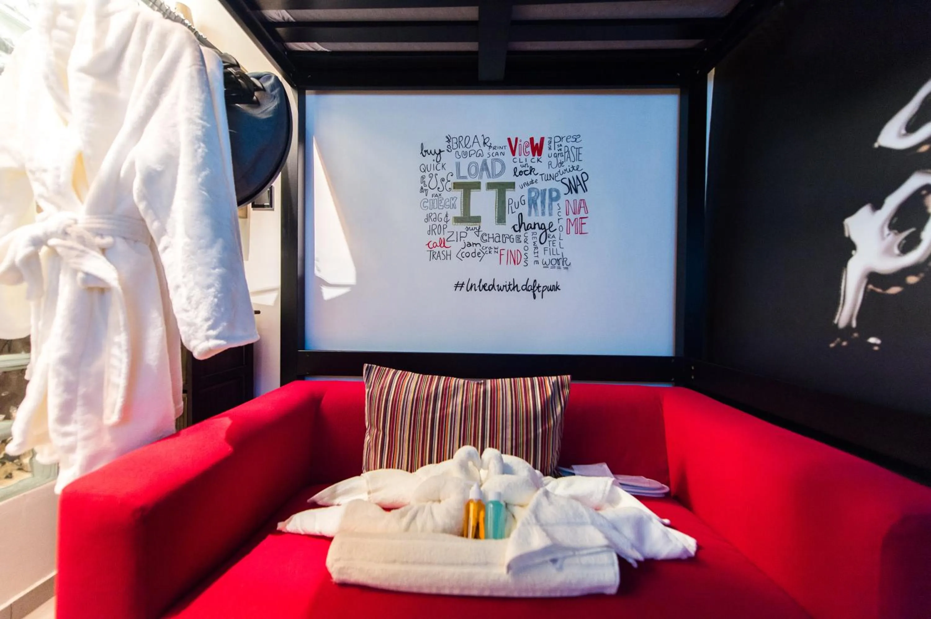 Living room in Backstage Boutique Music Themed Townhouse