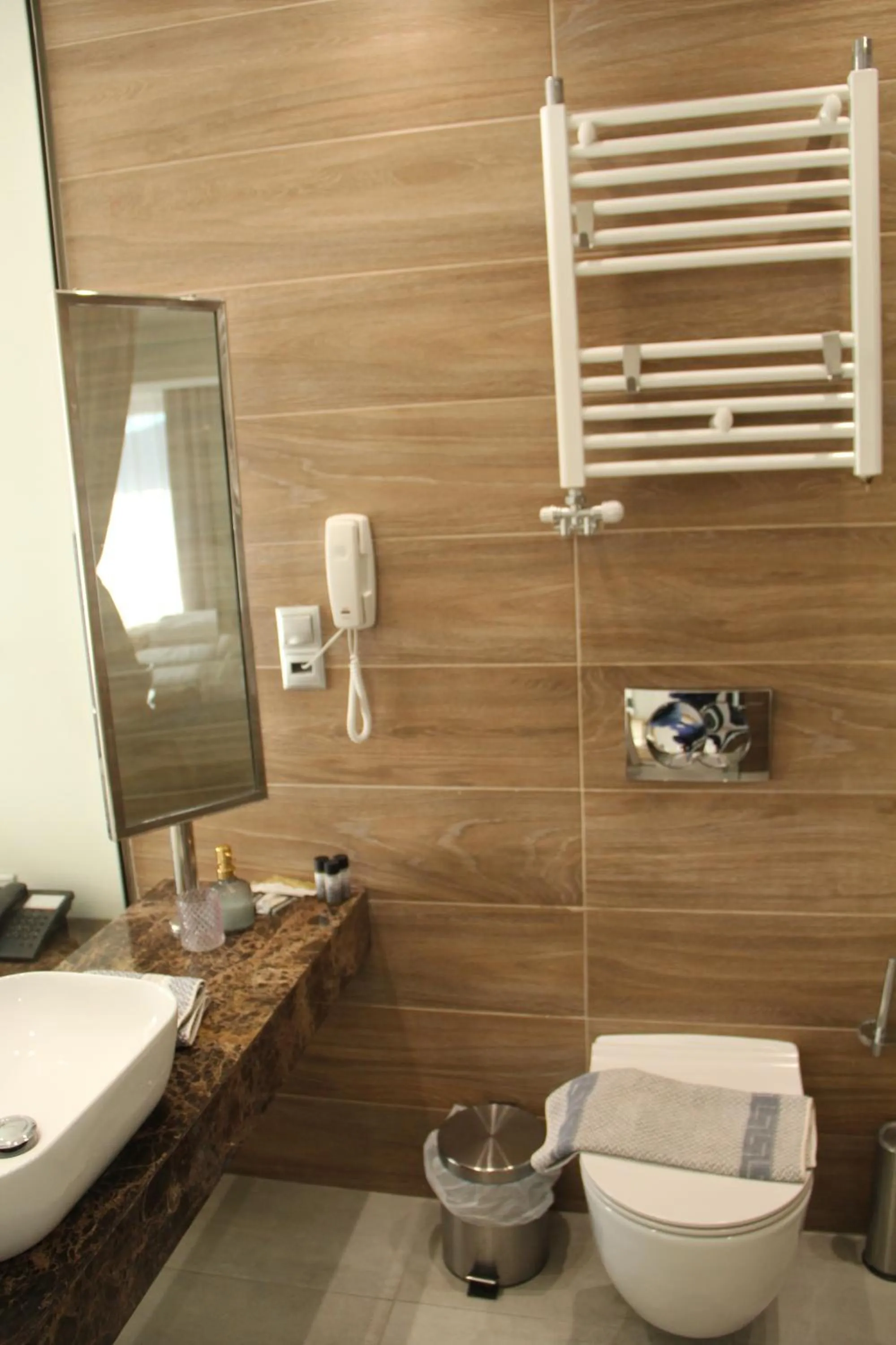 Toilet in Alexiou Hotel