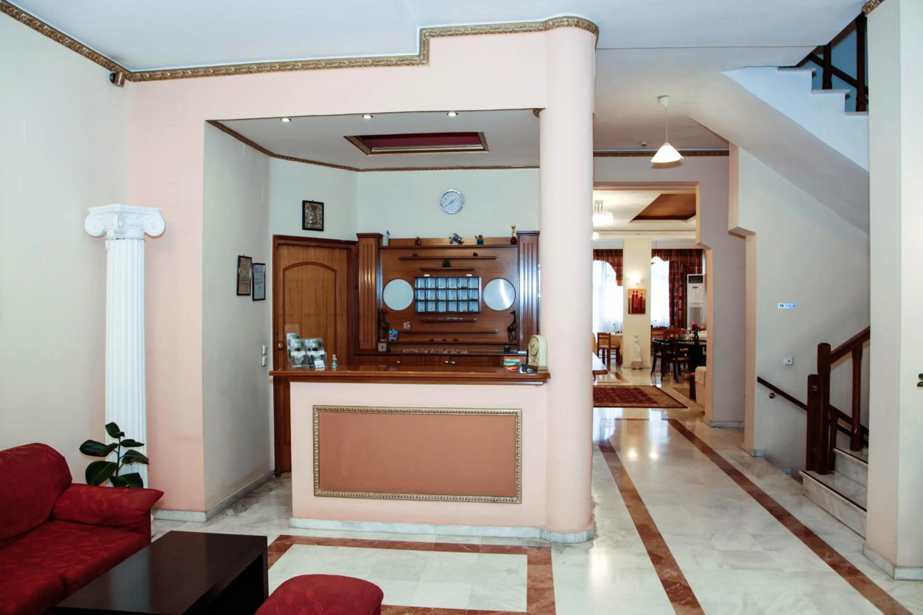 Lobby or reception in Alexiou Hotel