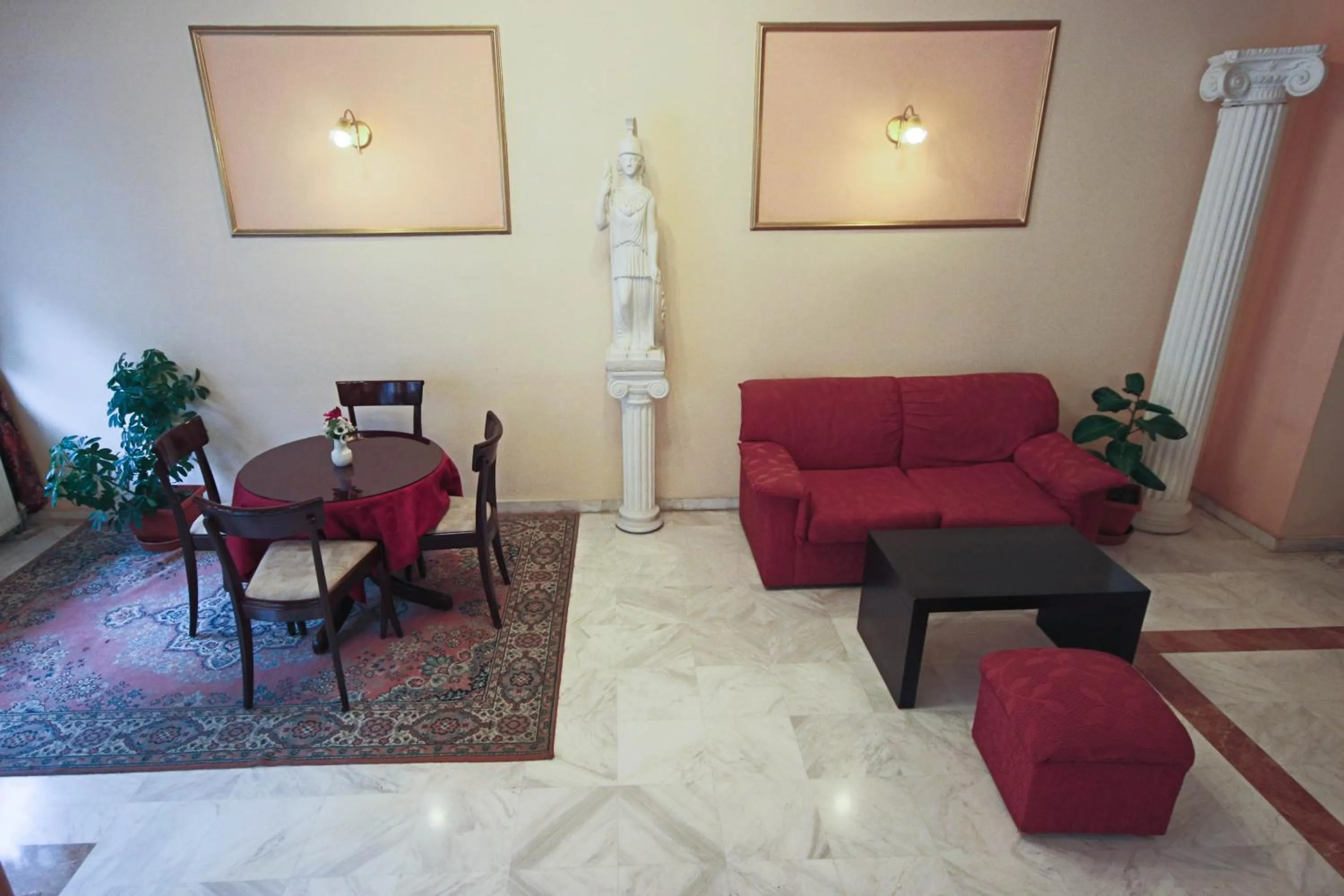 Lobby or reception in Alexiou Hotel