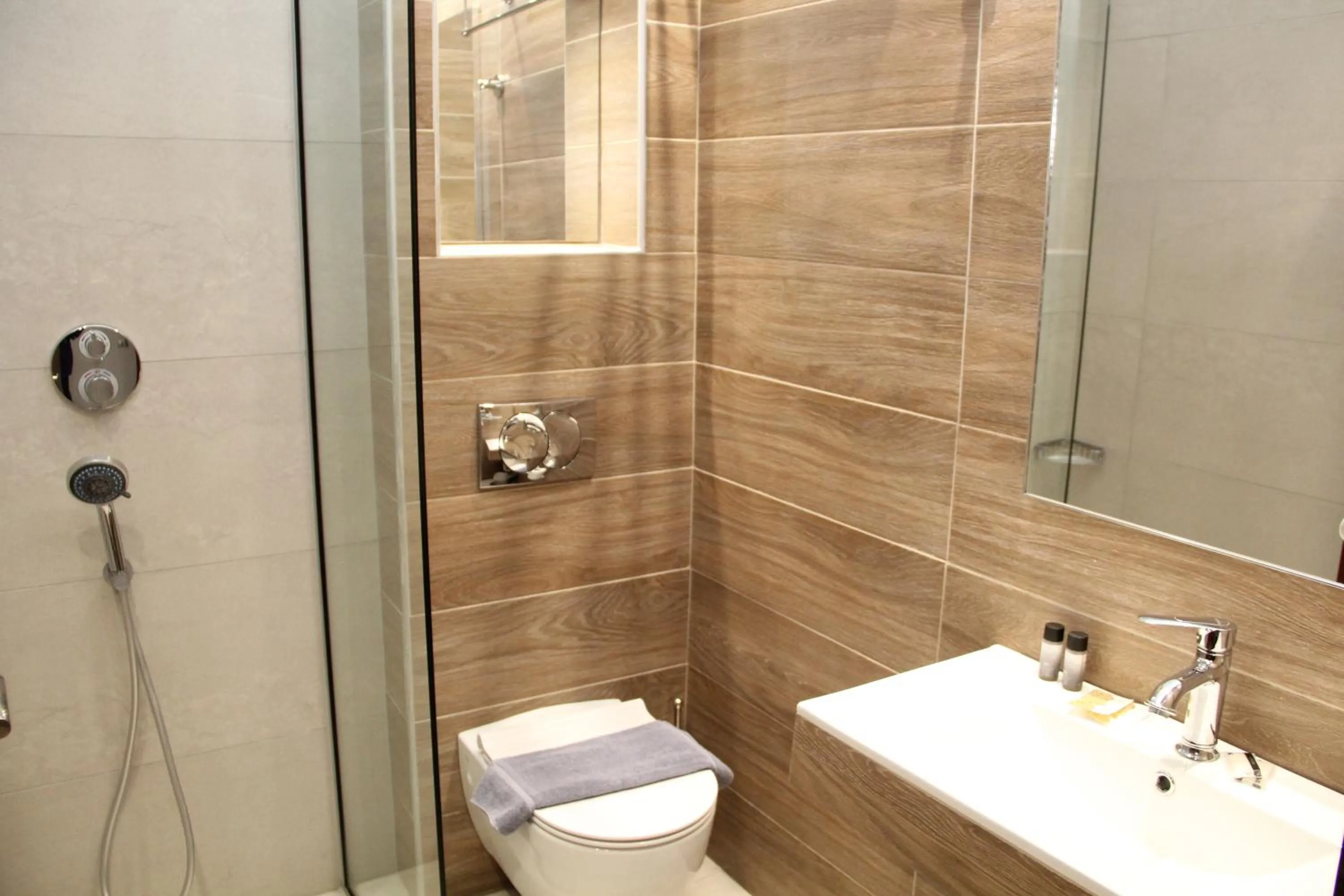 Toilet in Alexiou Hotel