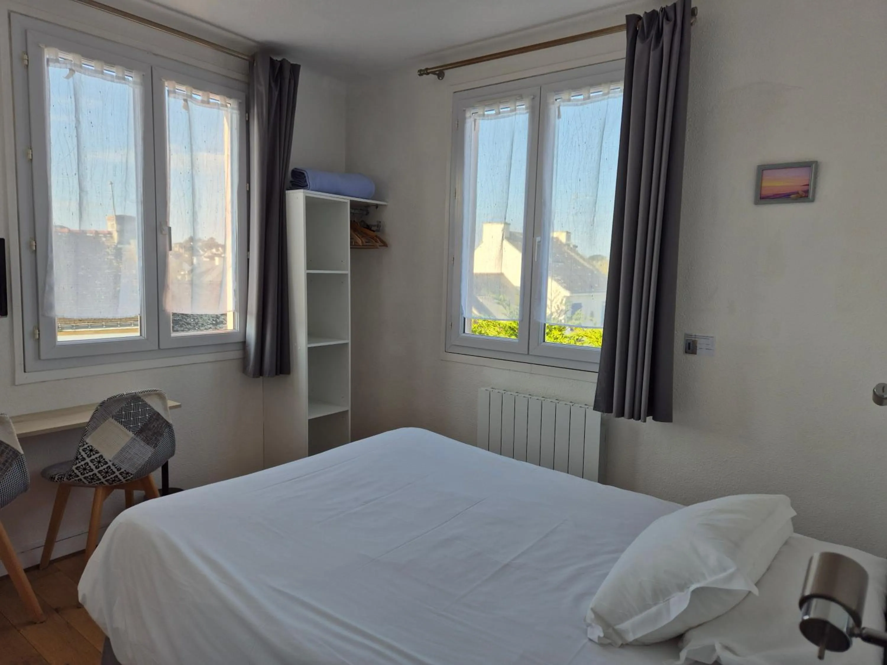 Bed in Hôtel Glann Ar Mor