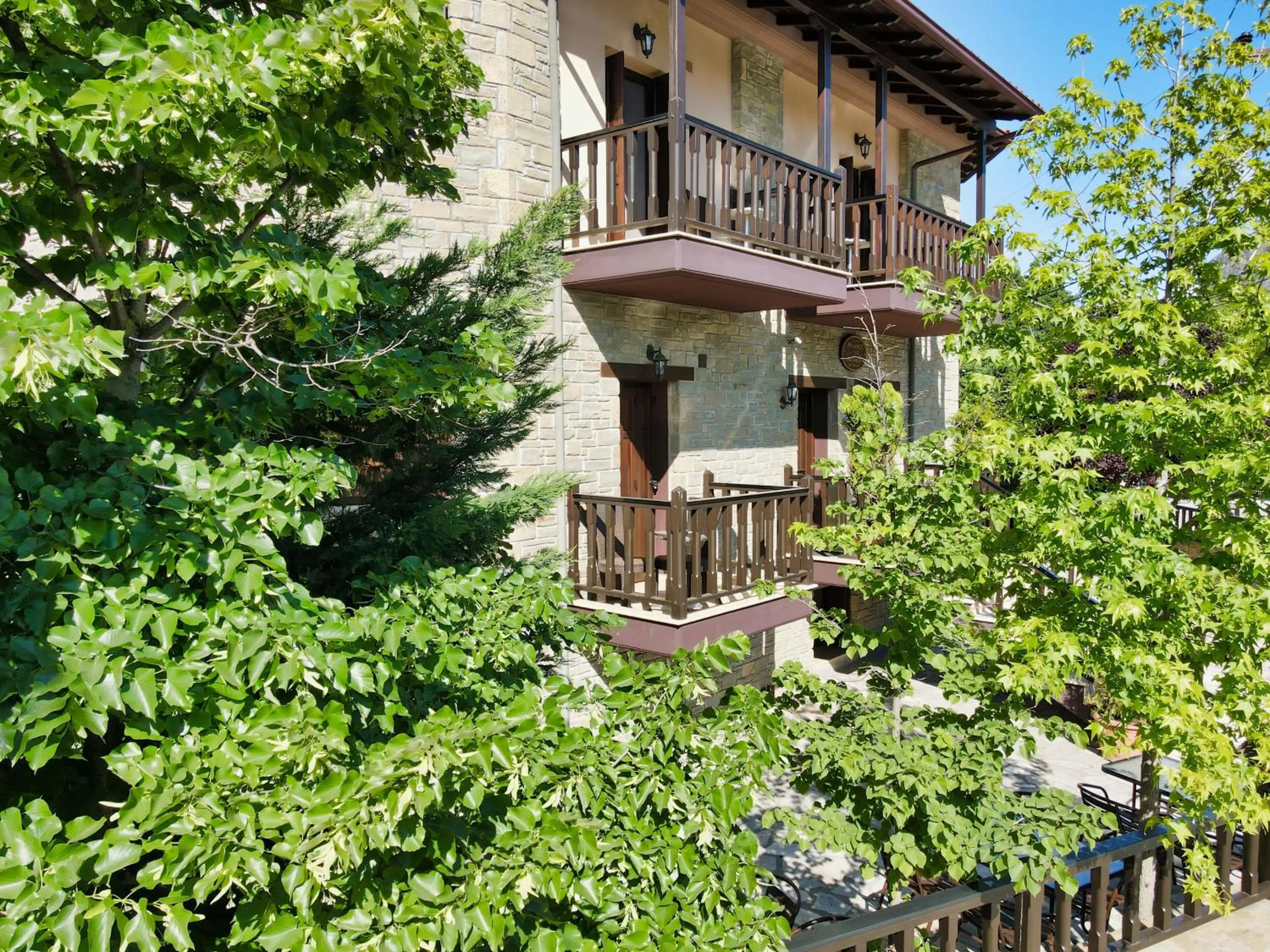 Property building in Guesthouse Iridanos