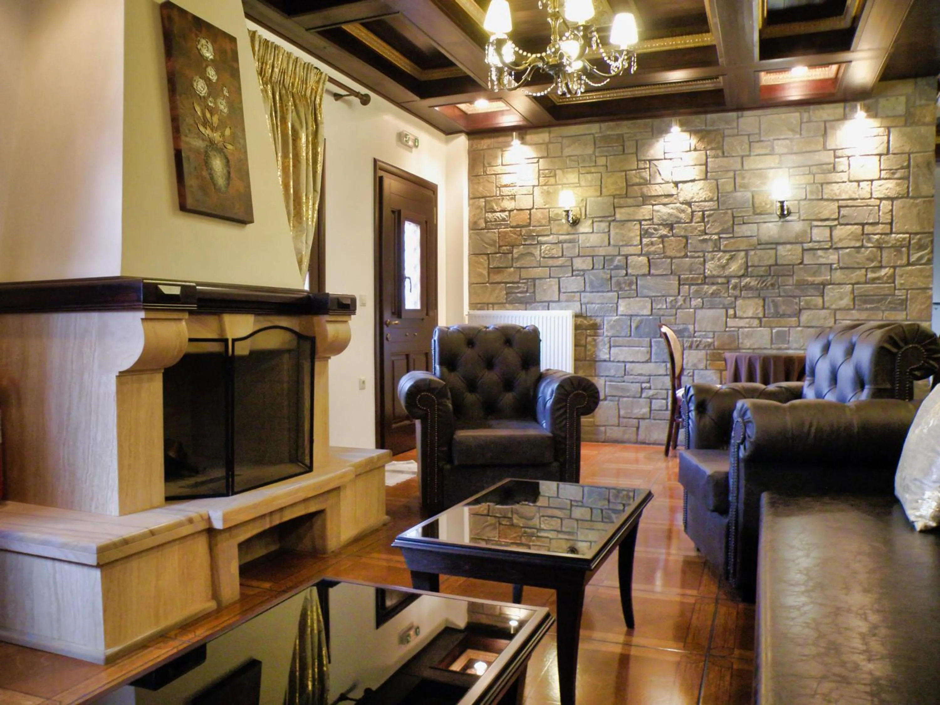 Lobby or reception in Guesthouse Iridanos