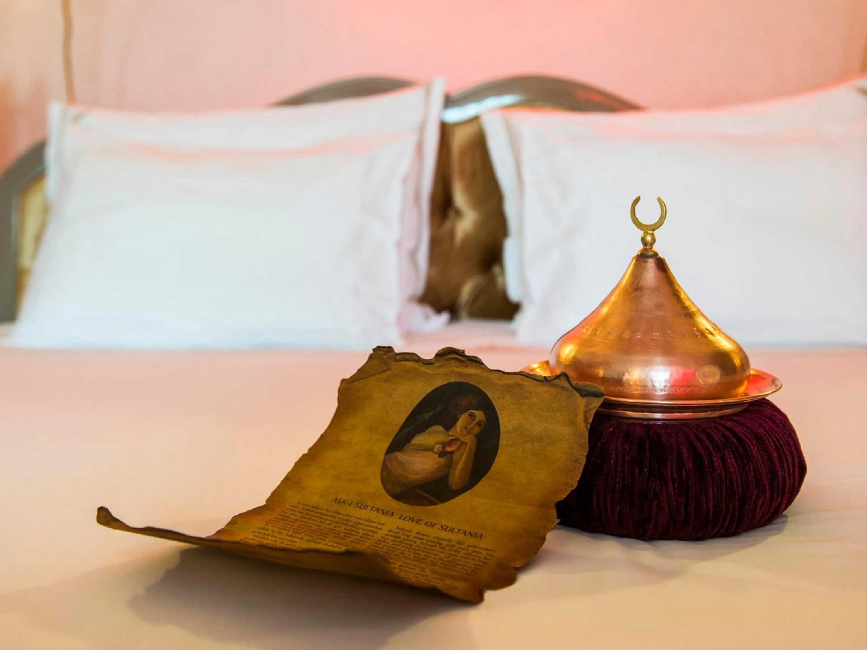 Decorative detail, Bed in Hotel Sultania Boutique Class