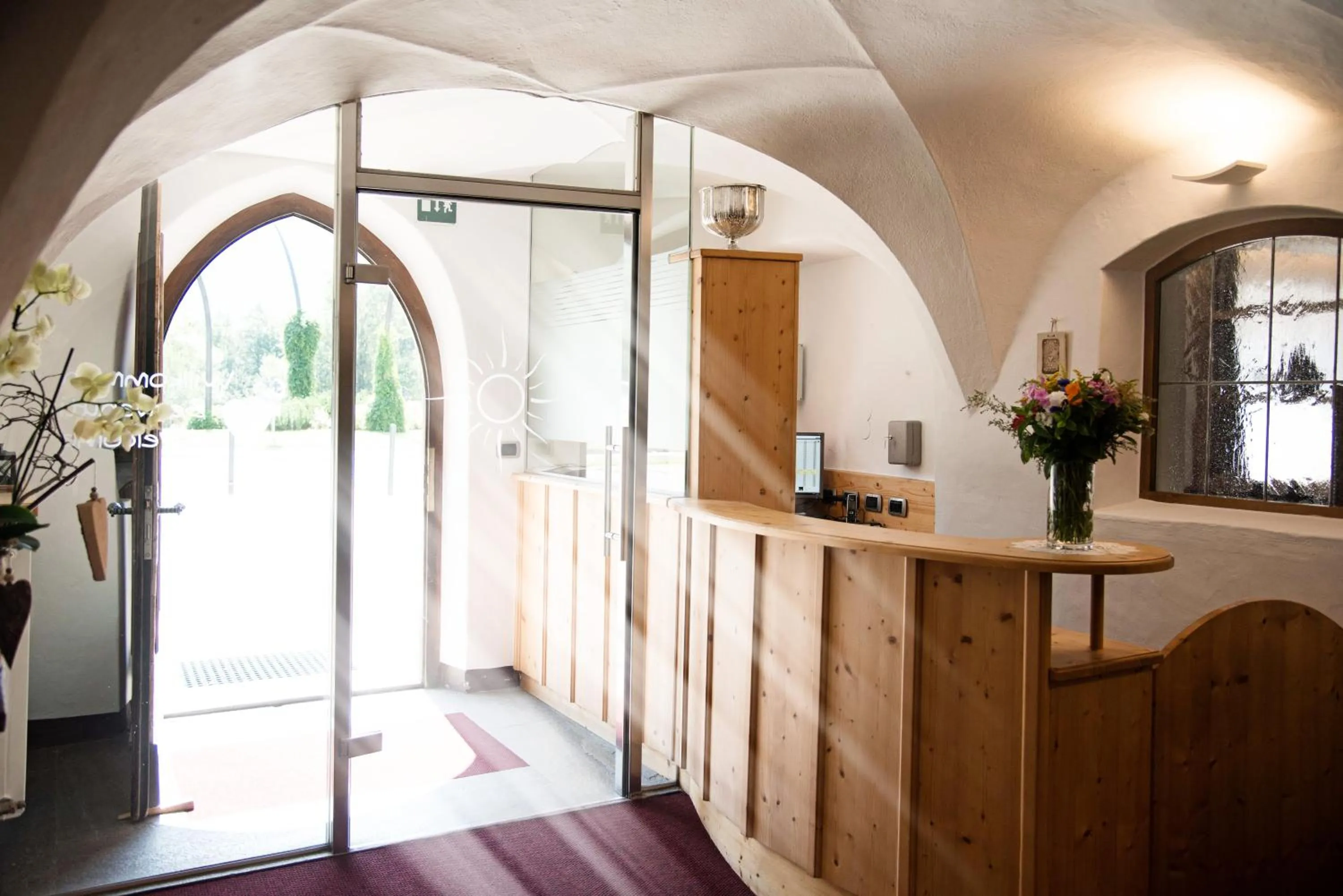 Lobby or reception in Active Hotel Sonne