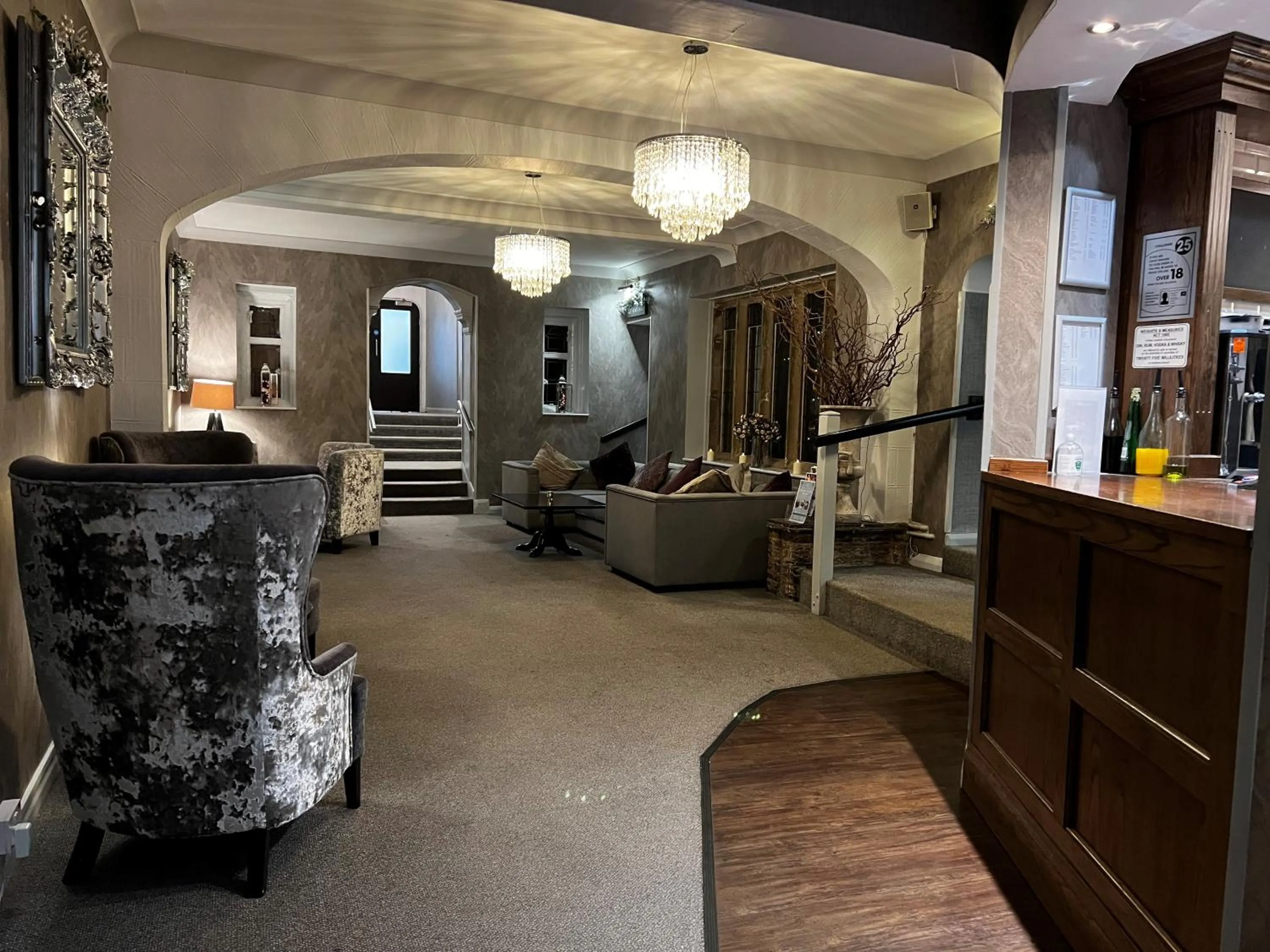 Lounge or bar in Stirk House Hotel