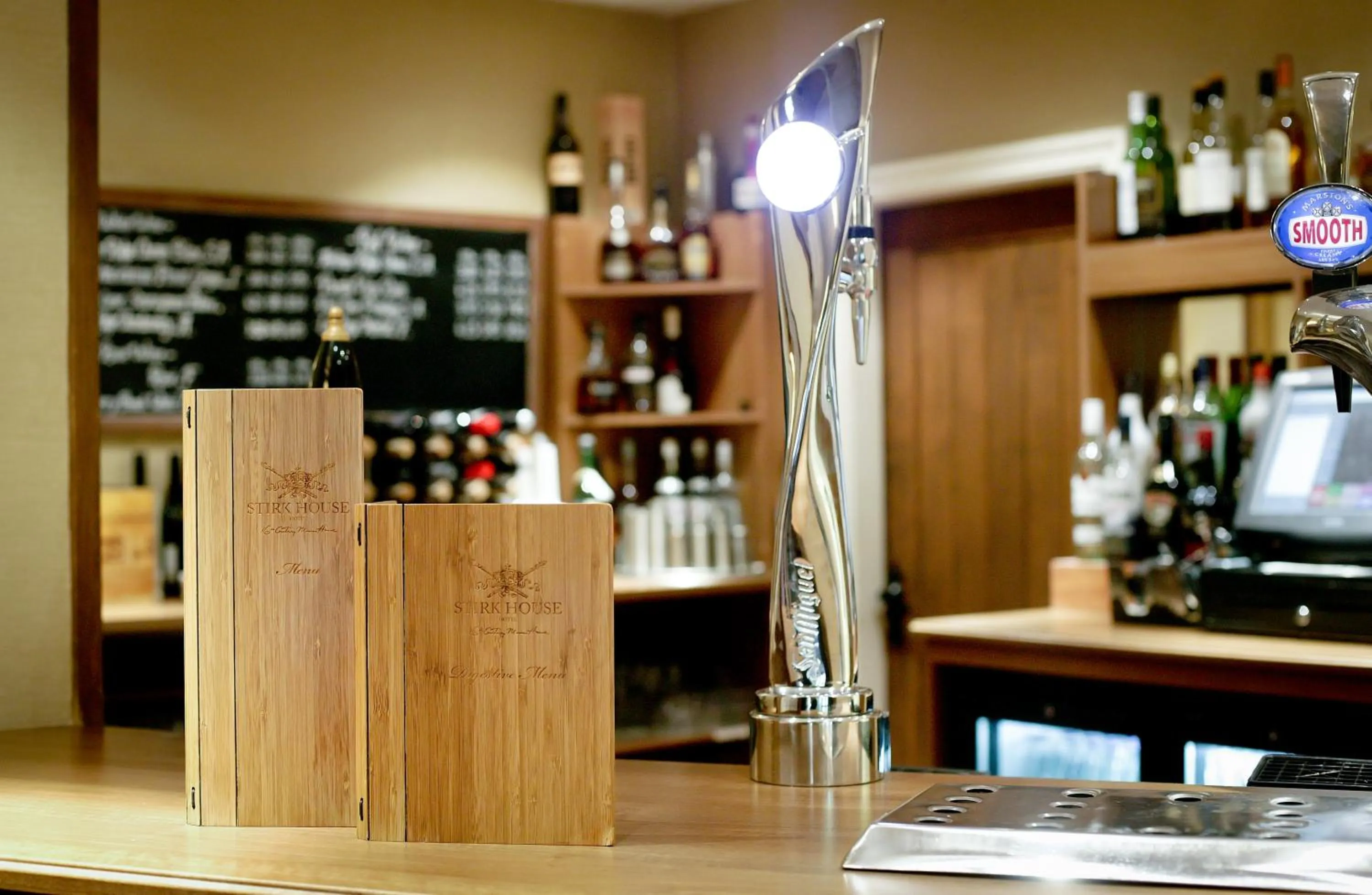 Alcoholic drinks in Stirk House Hotel