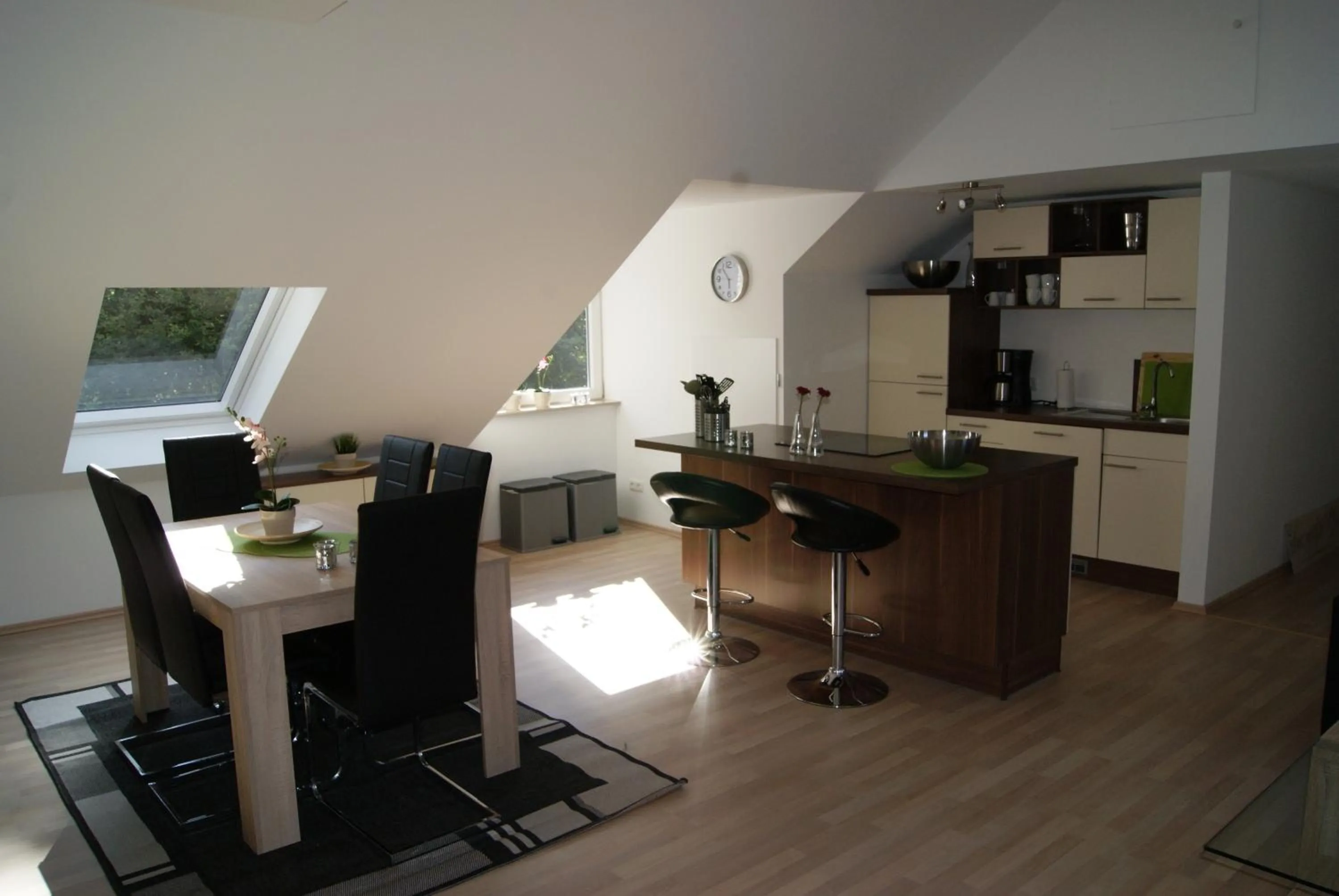 Kitchen or kitchenette in Ferienwohnungen TalBach
