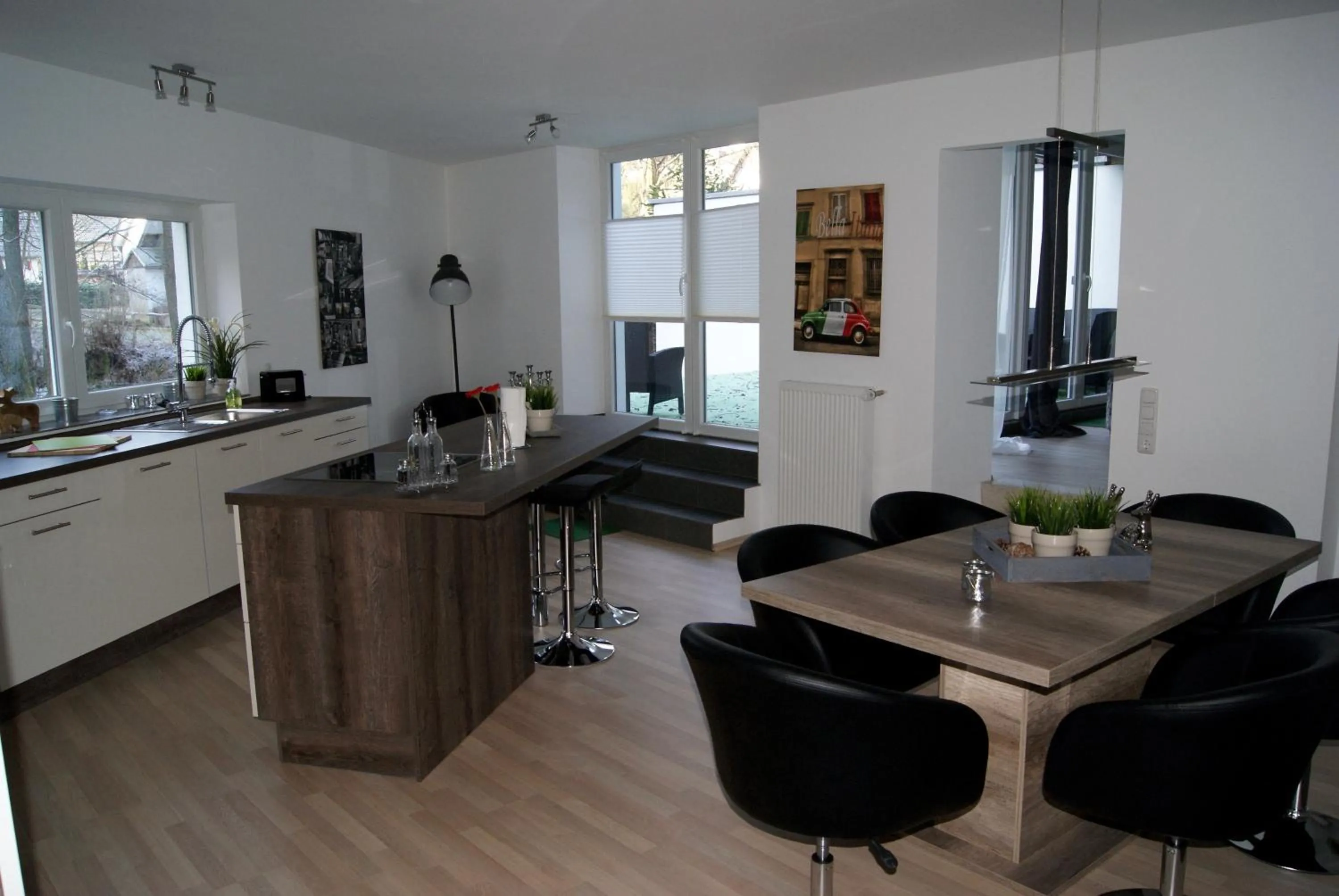 Kitchen or kitchenette in Ferienwohnungen TalBach