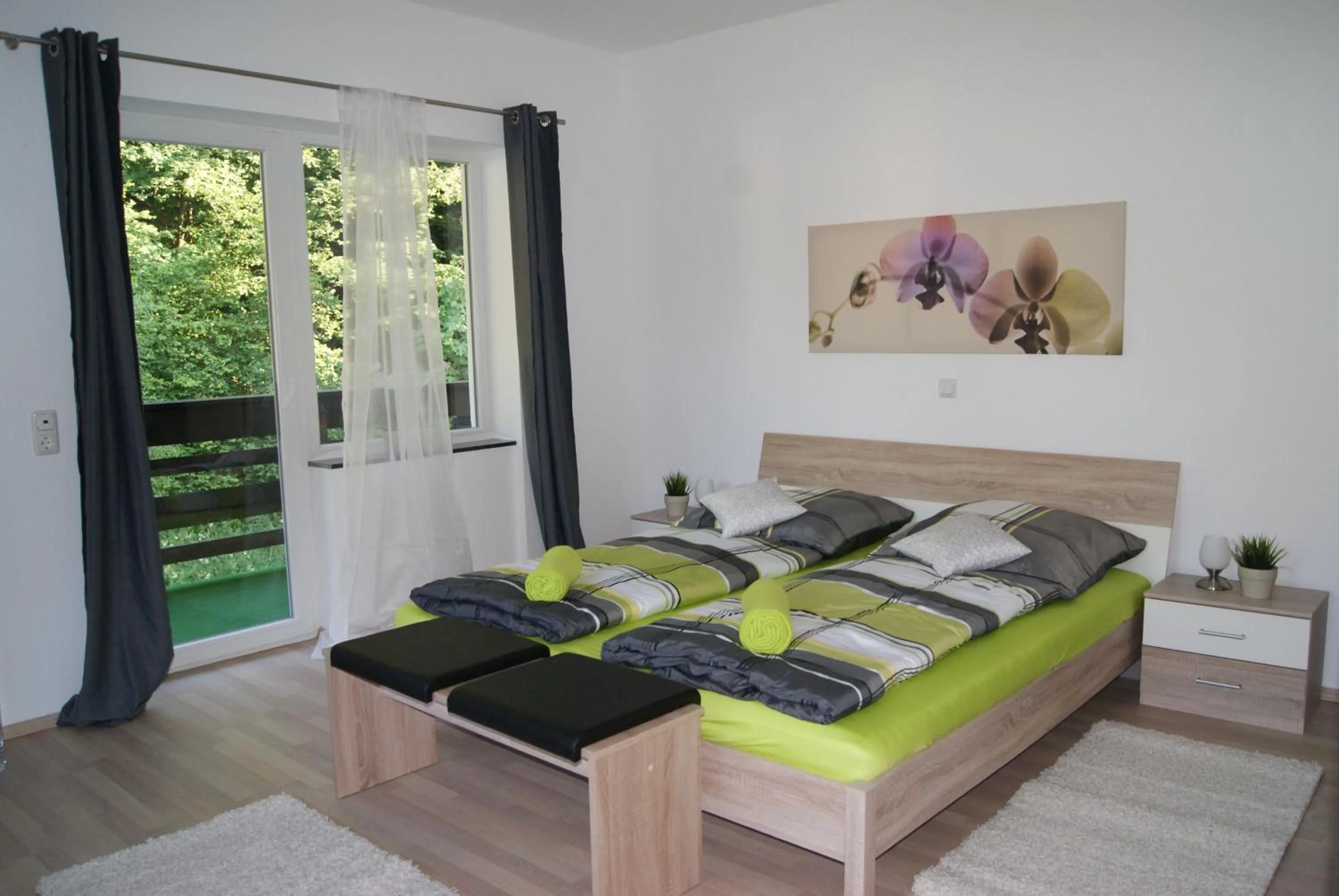 Bedroom, Bed in Ferienwohnungen TalBach