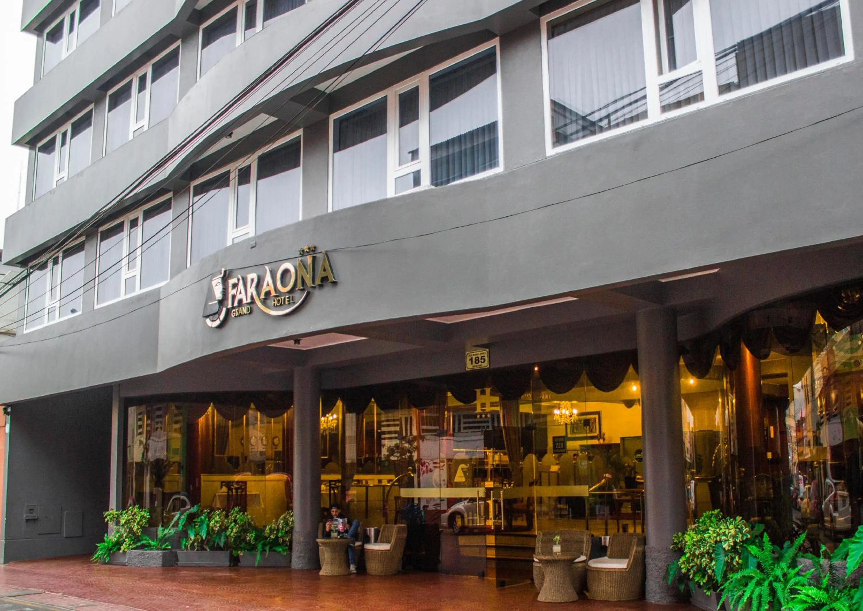 Facade/entrance in Faraona Grand Hotel