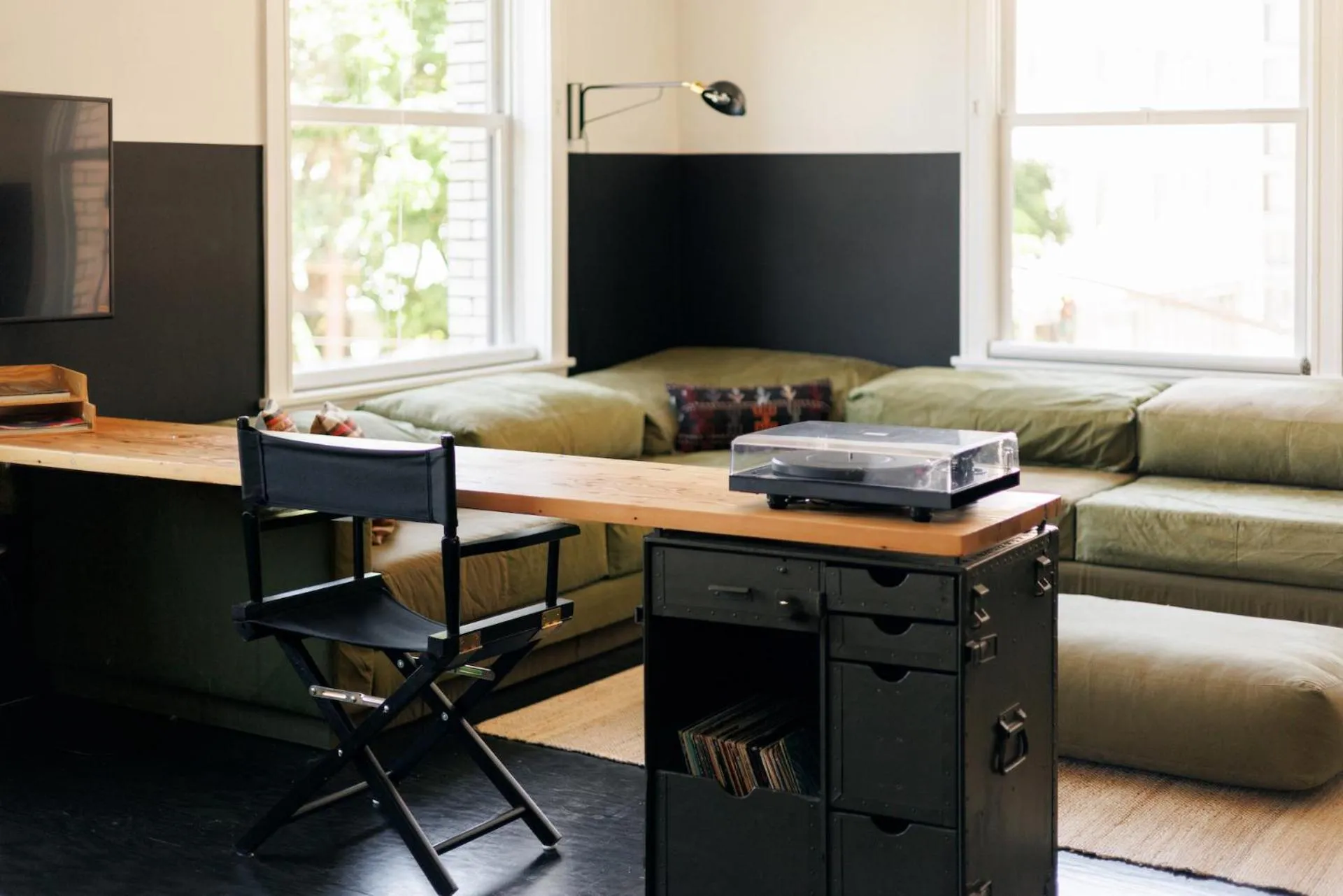 Living room in The Clyde Hotel Portland by Kasa Living