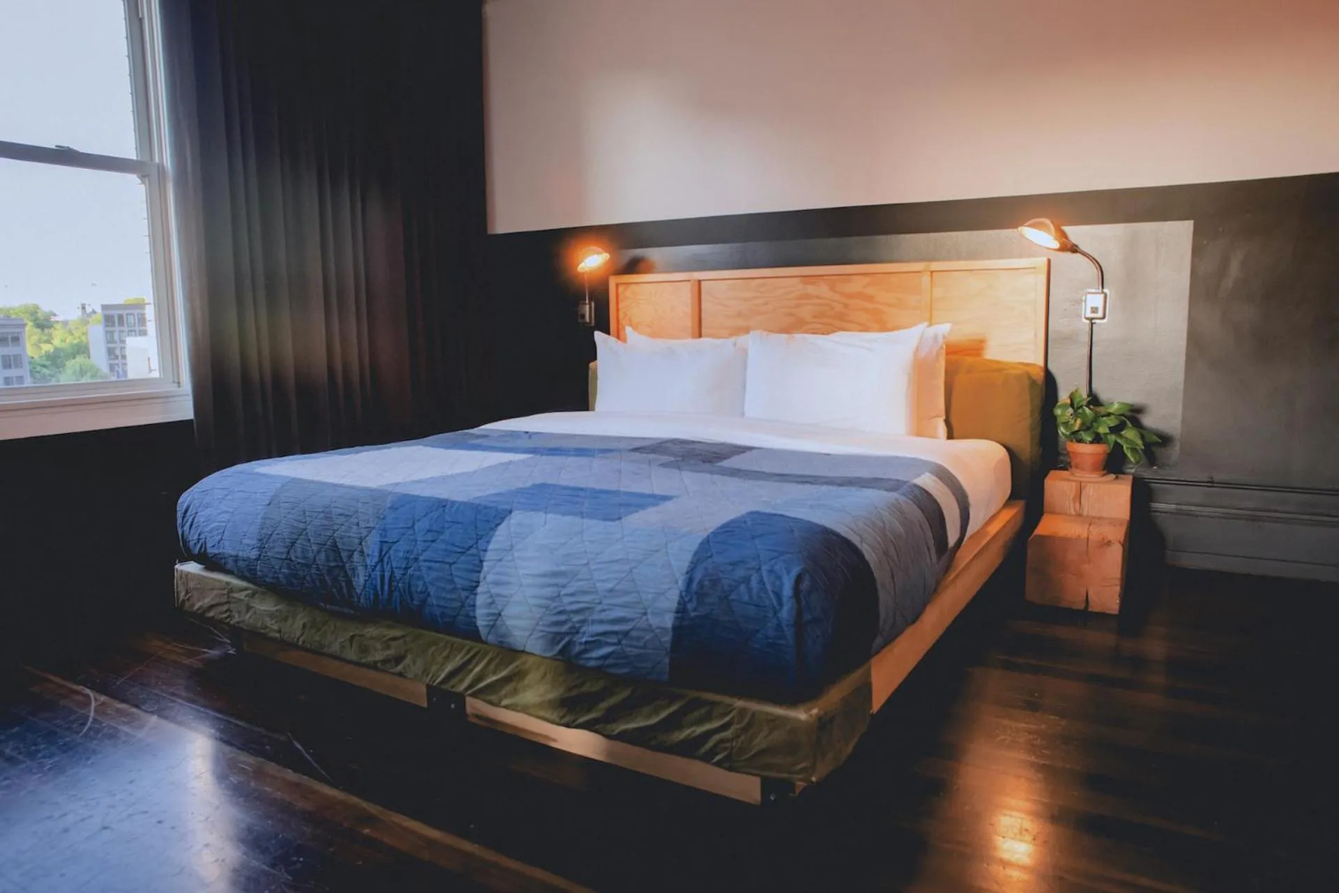 Bed in The Clyde Hotel Portland by Kasa Living