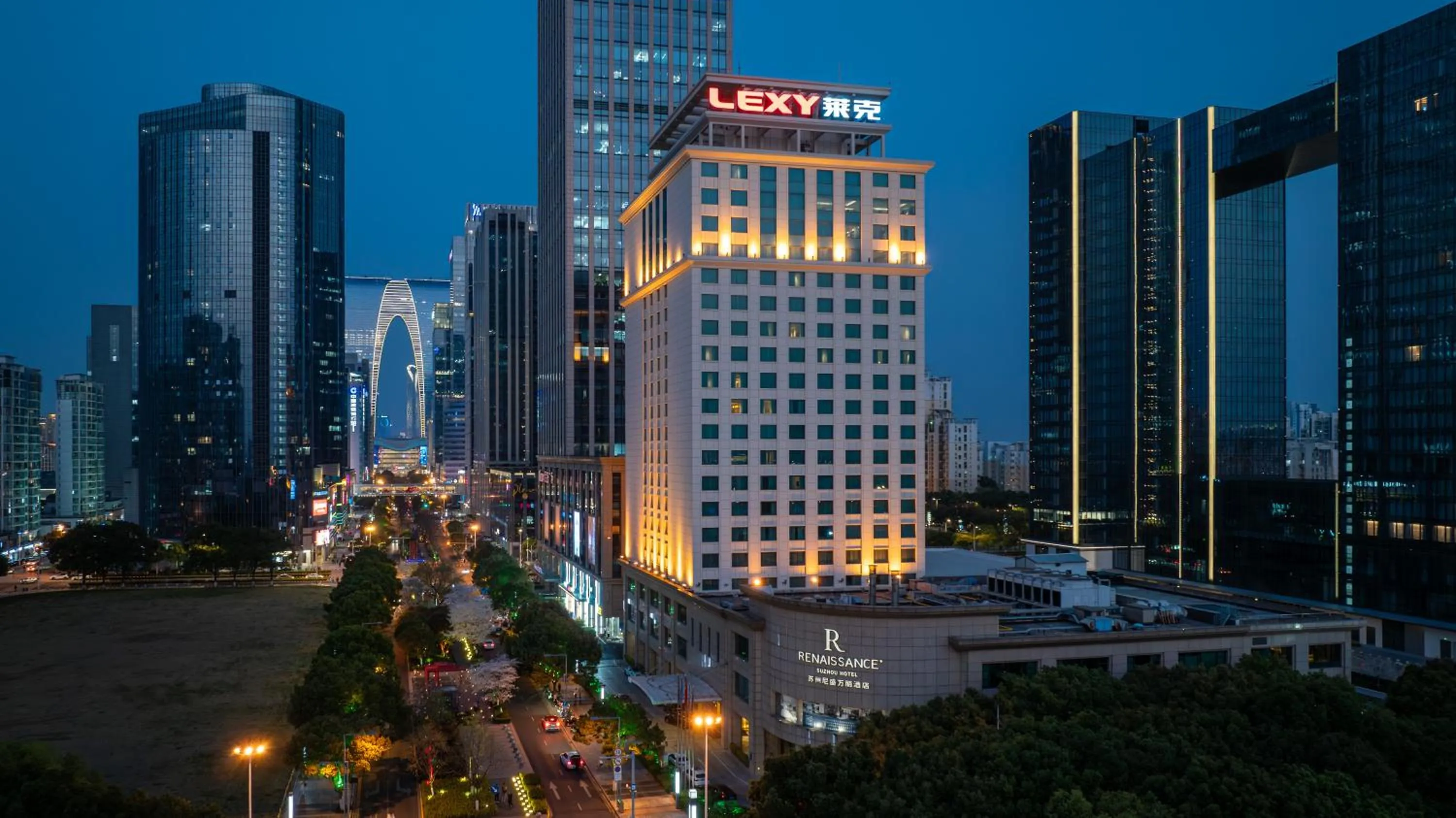 Property building in Renaissance Suzhou Hotel