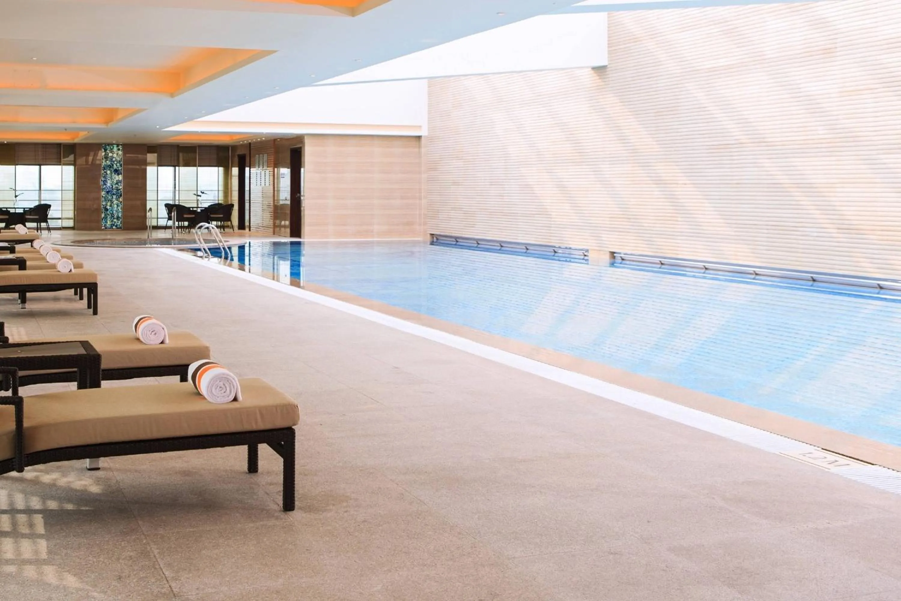 Swimming pool in Renaissance Suzhou Hotel