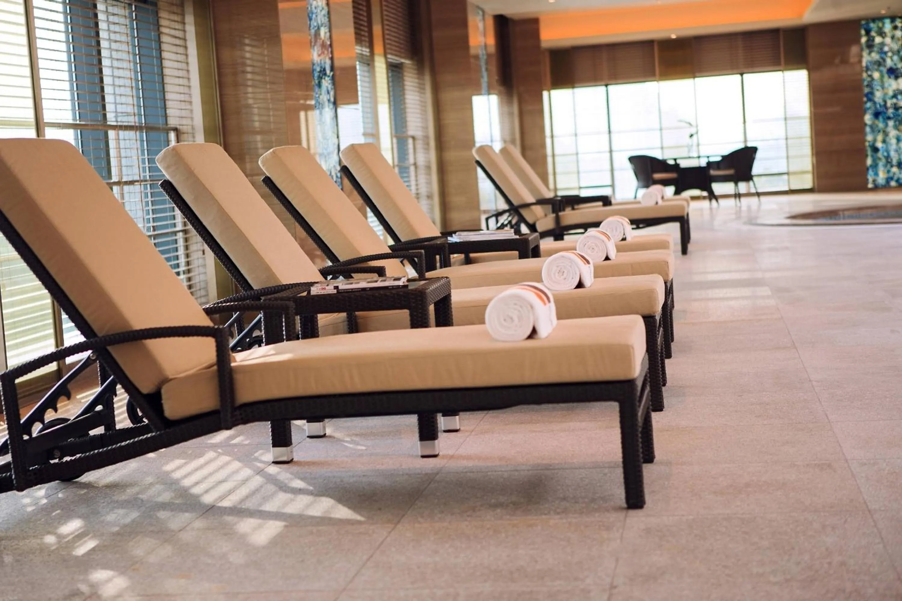 Swimming pool in Renaissance Suzhou Hotel