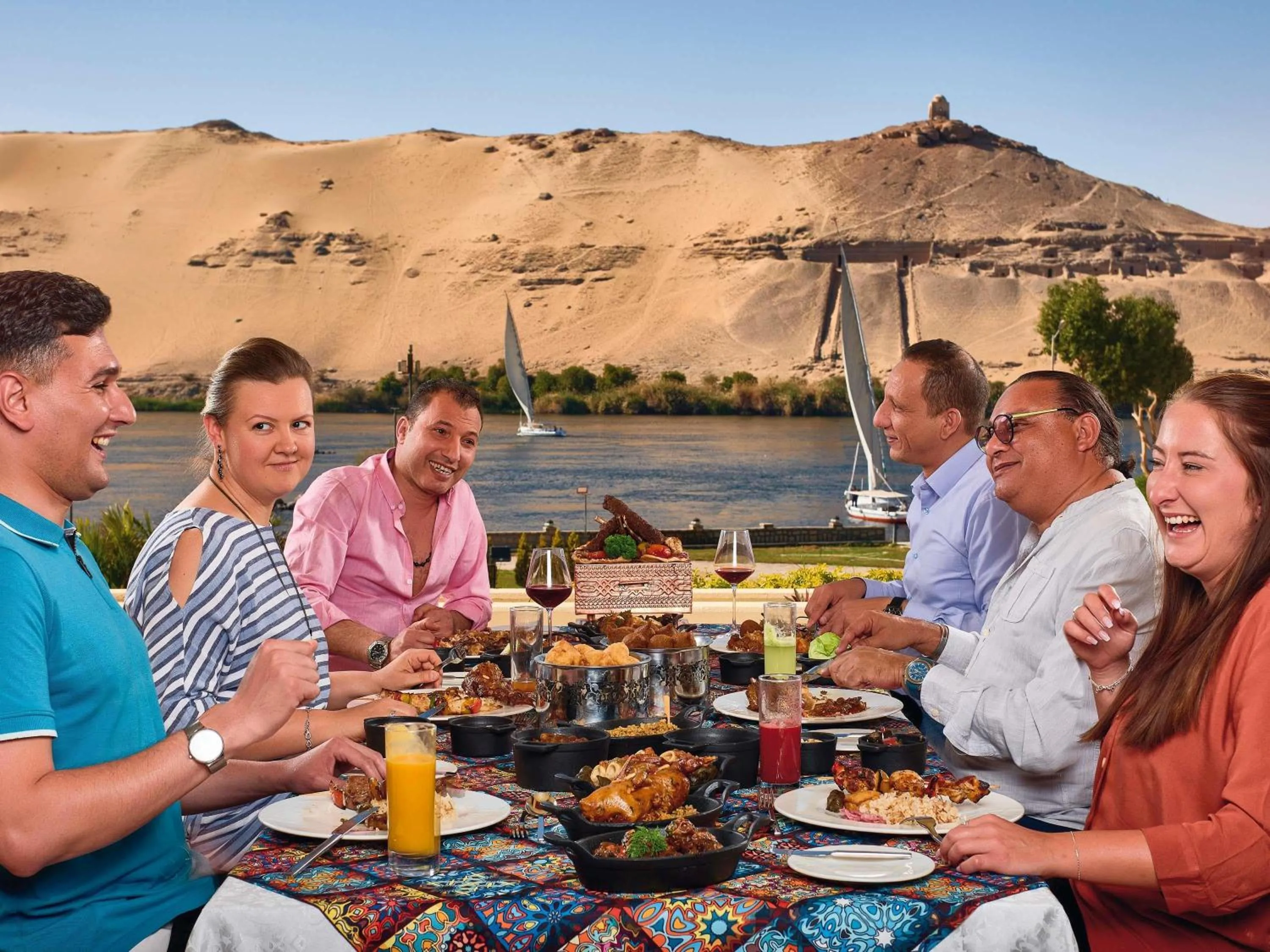Restaurant/places to eat in Mövenpick Resort Aswan