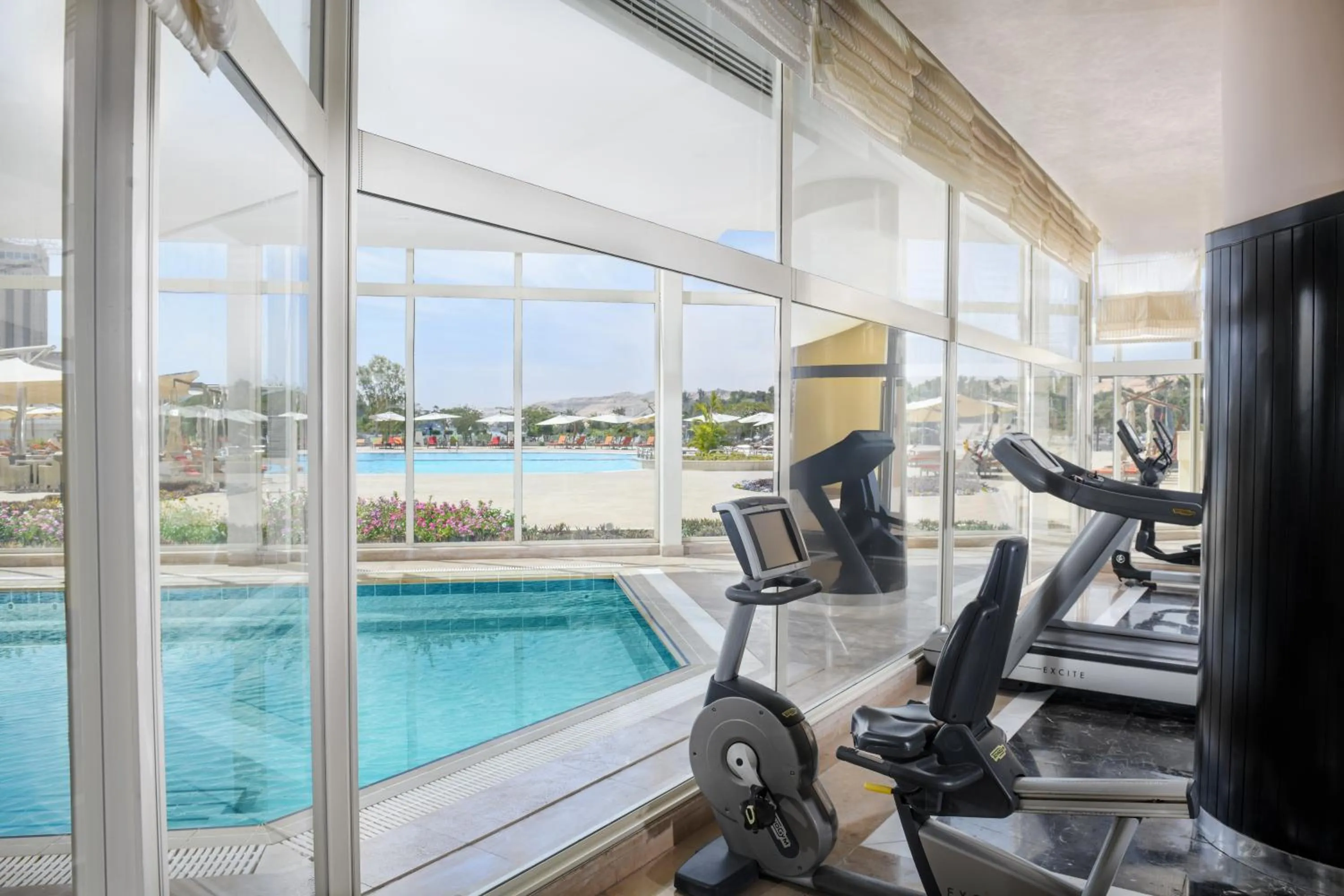 Fitness centre/facilities in Mövenpick Resort Aswan