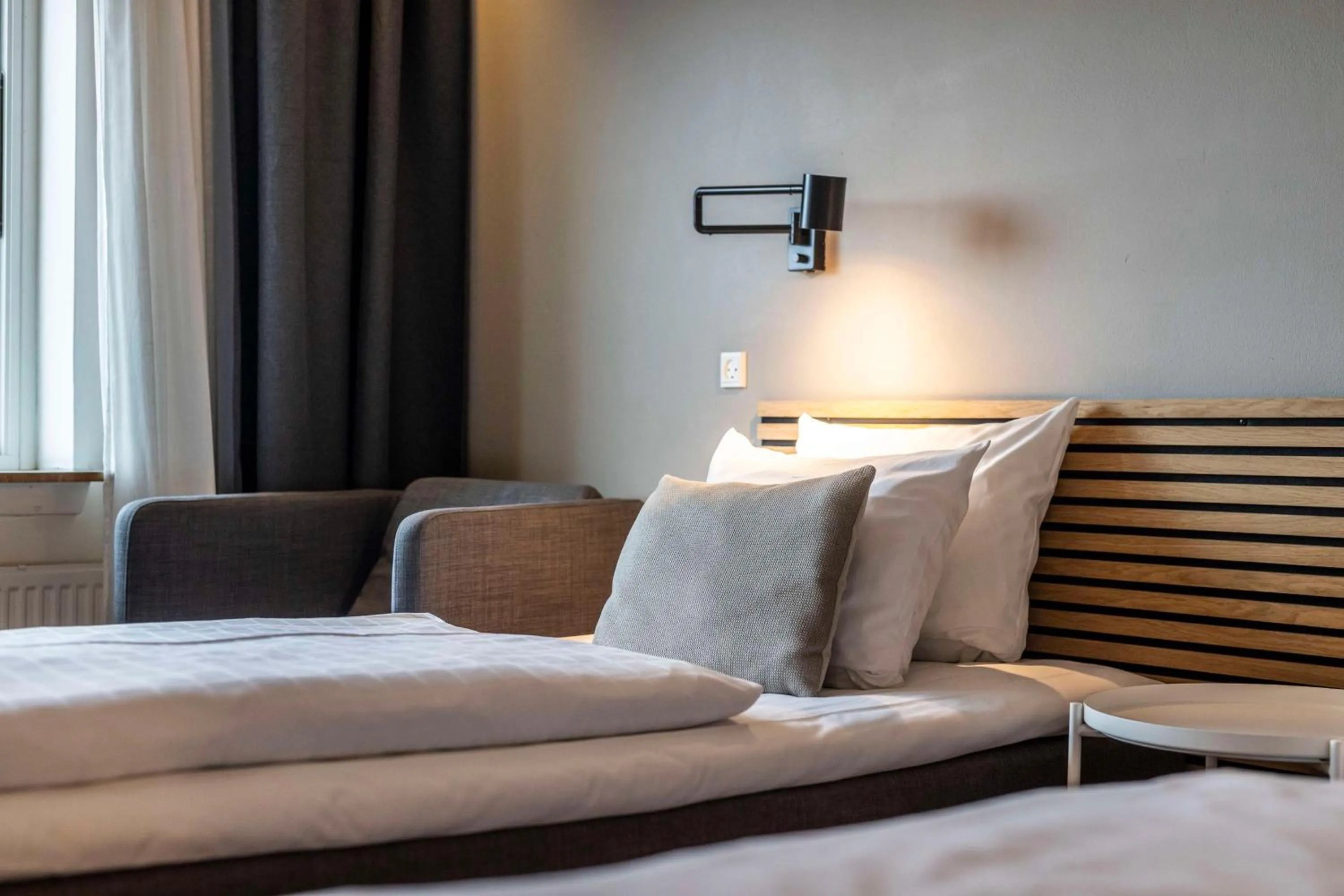 Bedroom, Bed in Scandic Ringsted