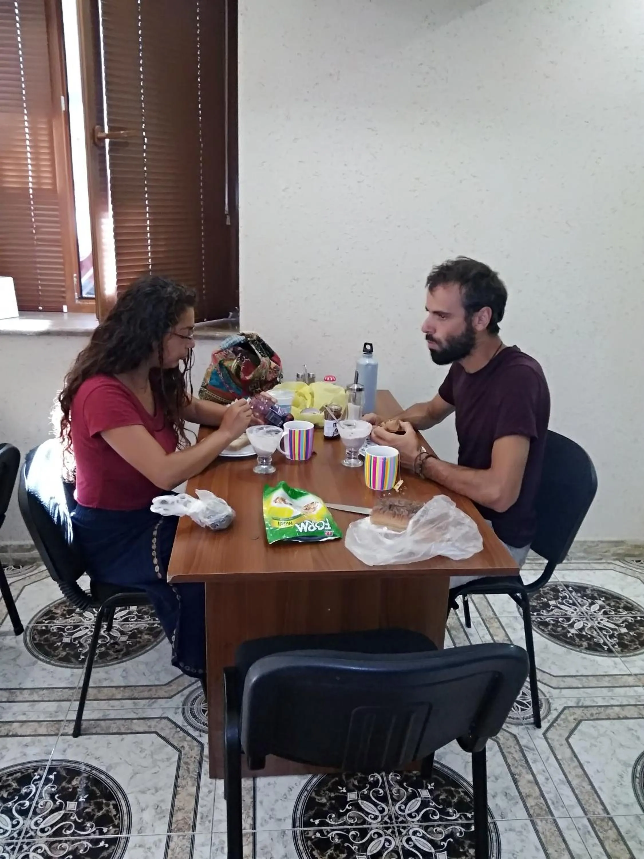 Communal kitchen in Komitas Avenue Guest House